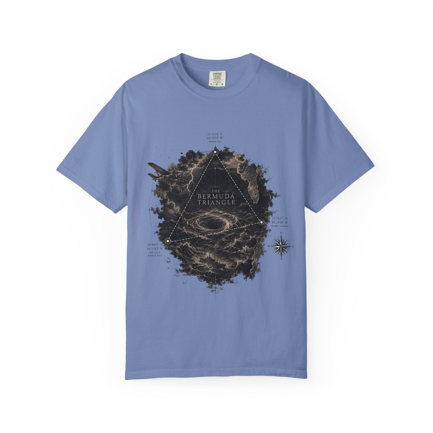 The Bermuda Triangle-Unisex Garment-Dyed T-shirt