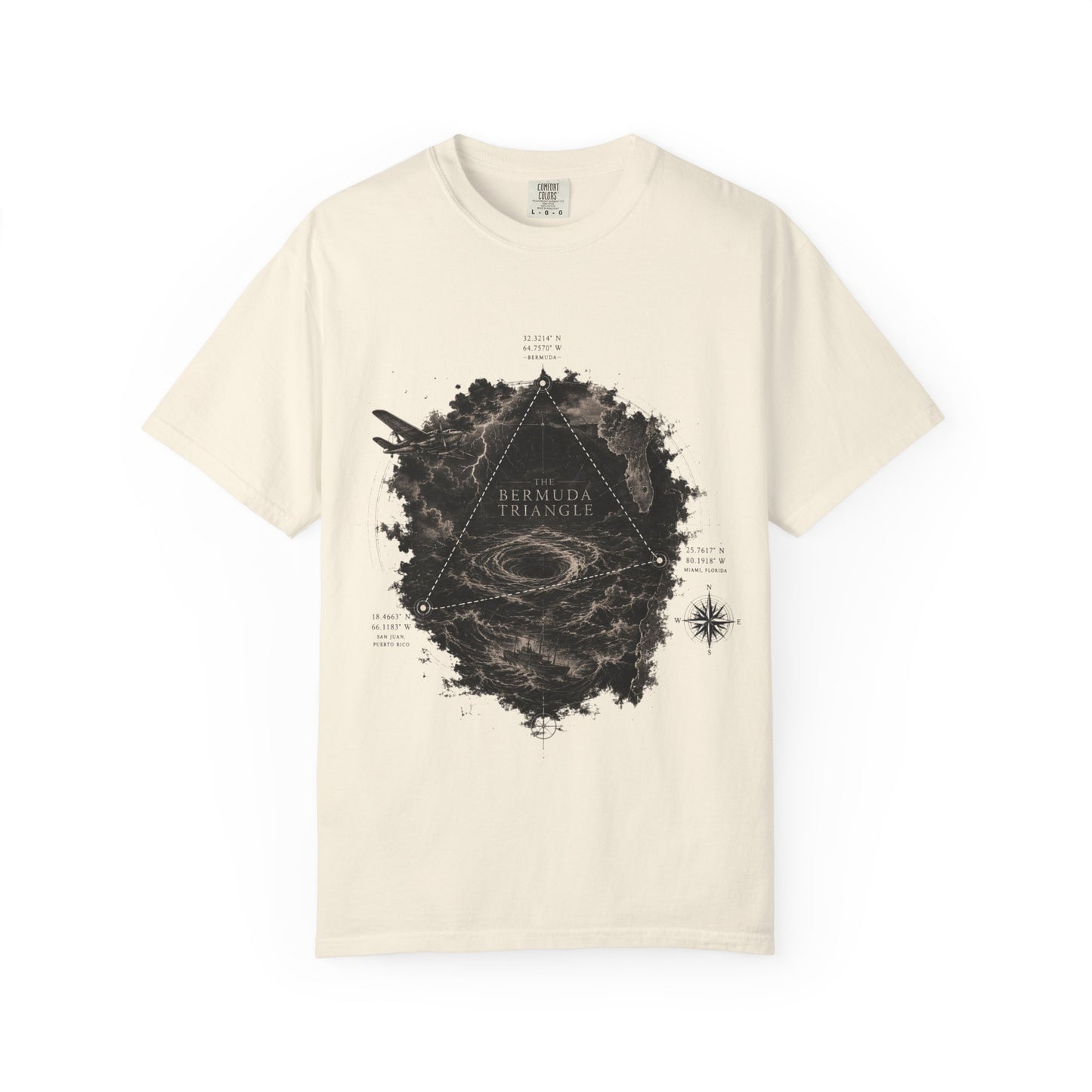 The Bermuda Triangle-Unisex Garment-Dyed T-shirt