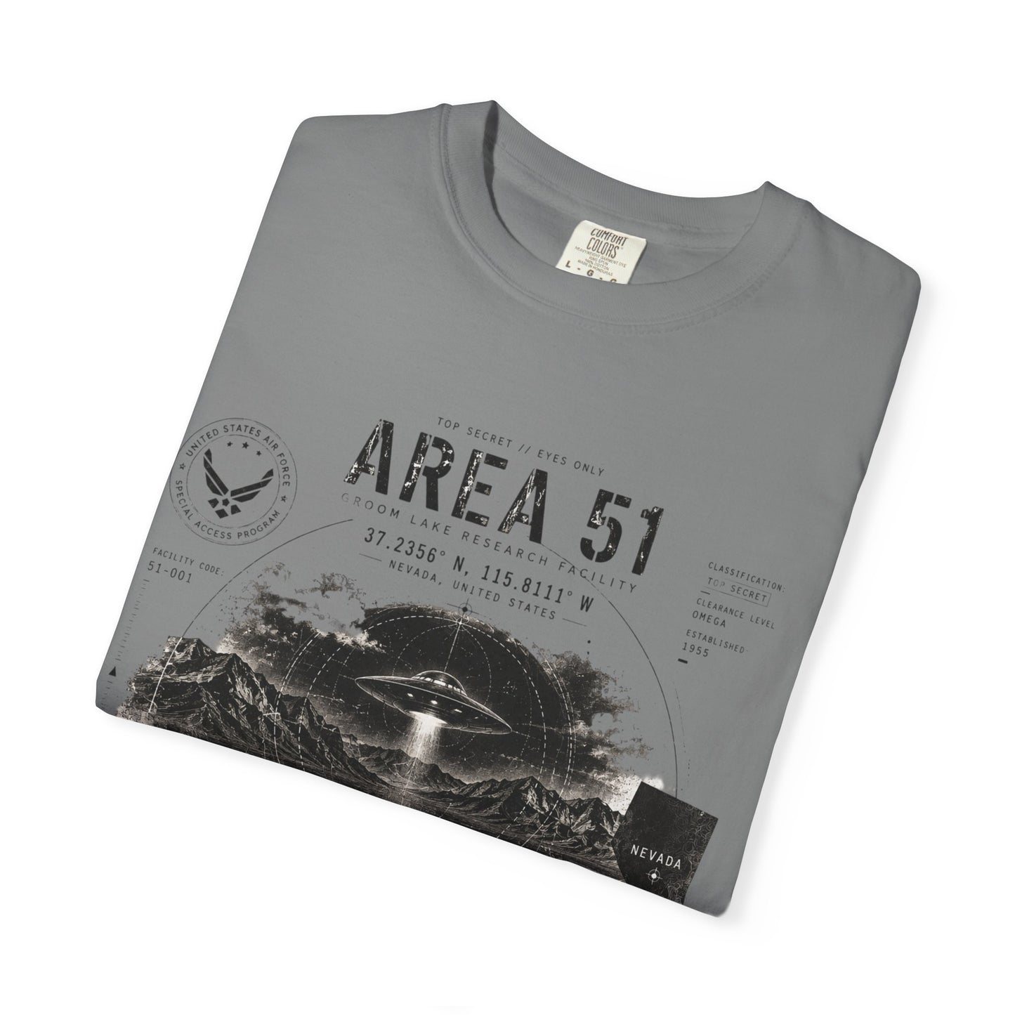 Area 51 - Unisex Garment-Dyed T-shirt