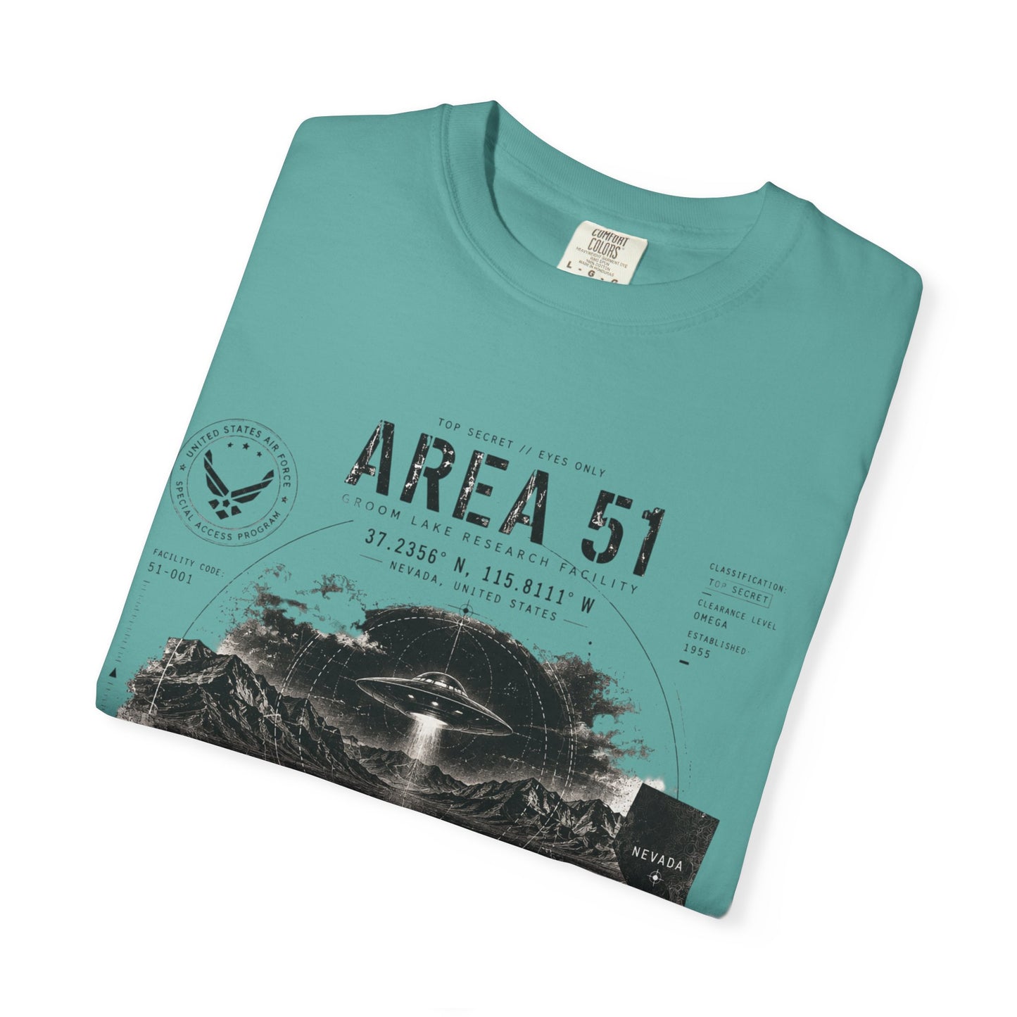 Area 51 - Unisex Garment-Dyed T-shirt