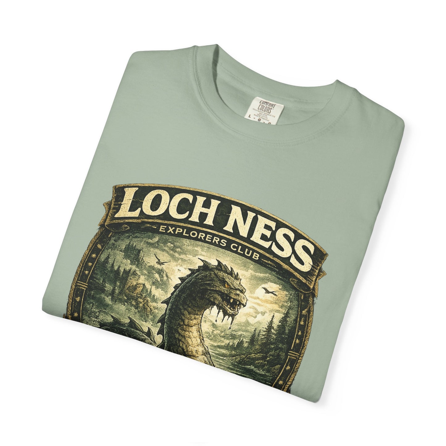 Loch Ness Monster T-Shirt — "Believe the Legend" Vintage Scottish Nessie Tee