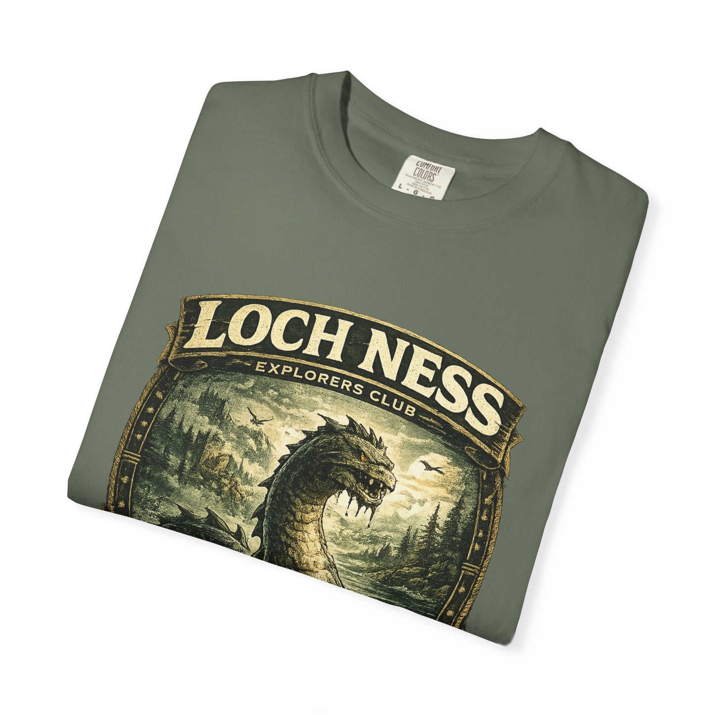 Loch Ness Monster T-Shirt — "Believe the Legend" Vintage Scottish Nessie Tee