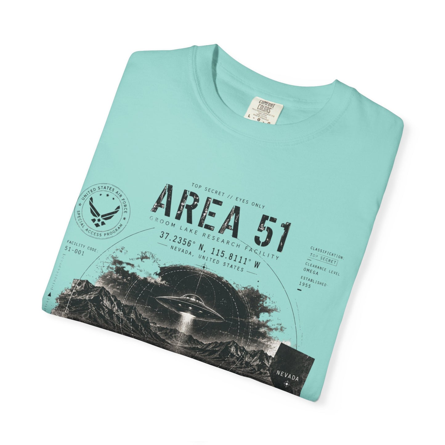 Area 51 - Unisex Garment-Dyed T-shirt