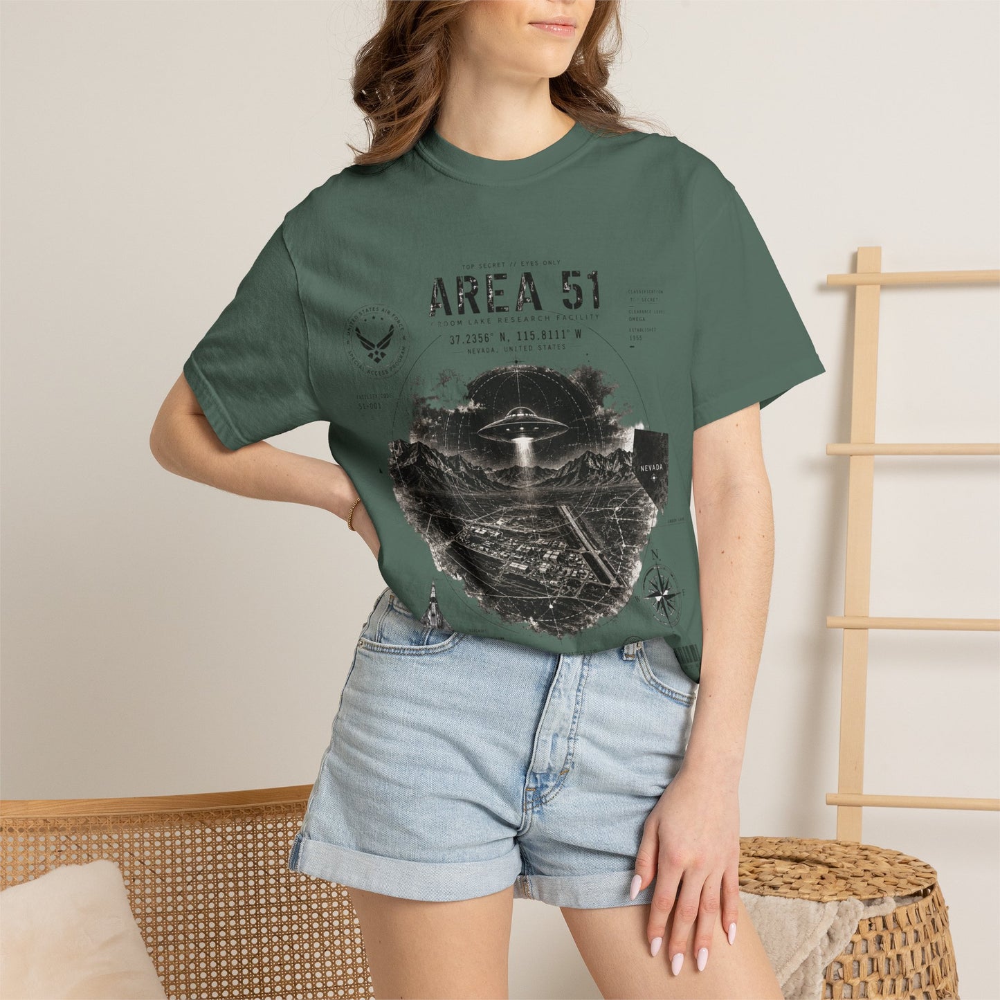 Area 51 - Unisex Garment-Dyed T-shirt