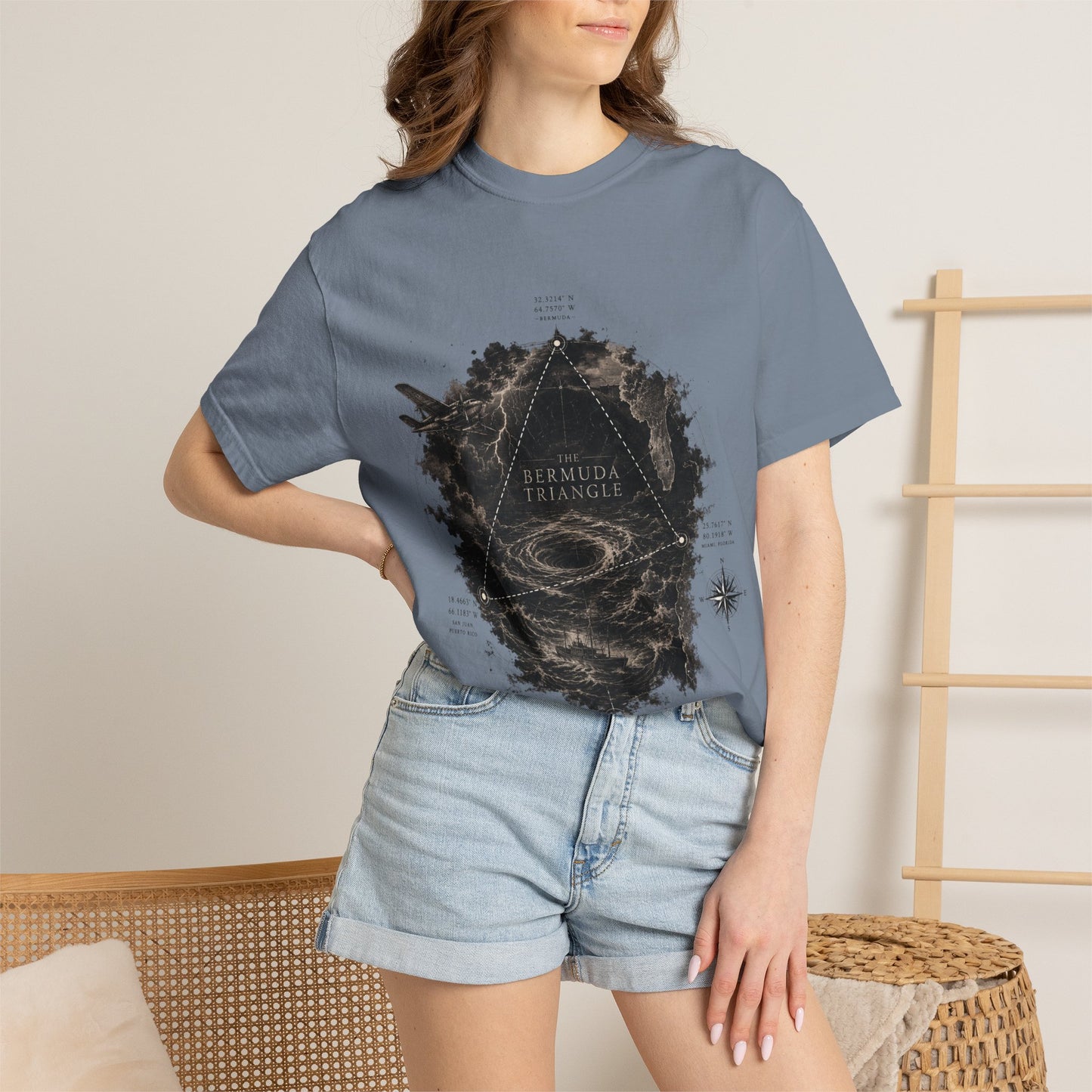 The Bermuda Triangle-Unisex Garment-Dyed T-shirt