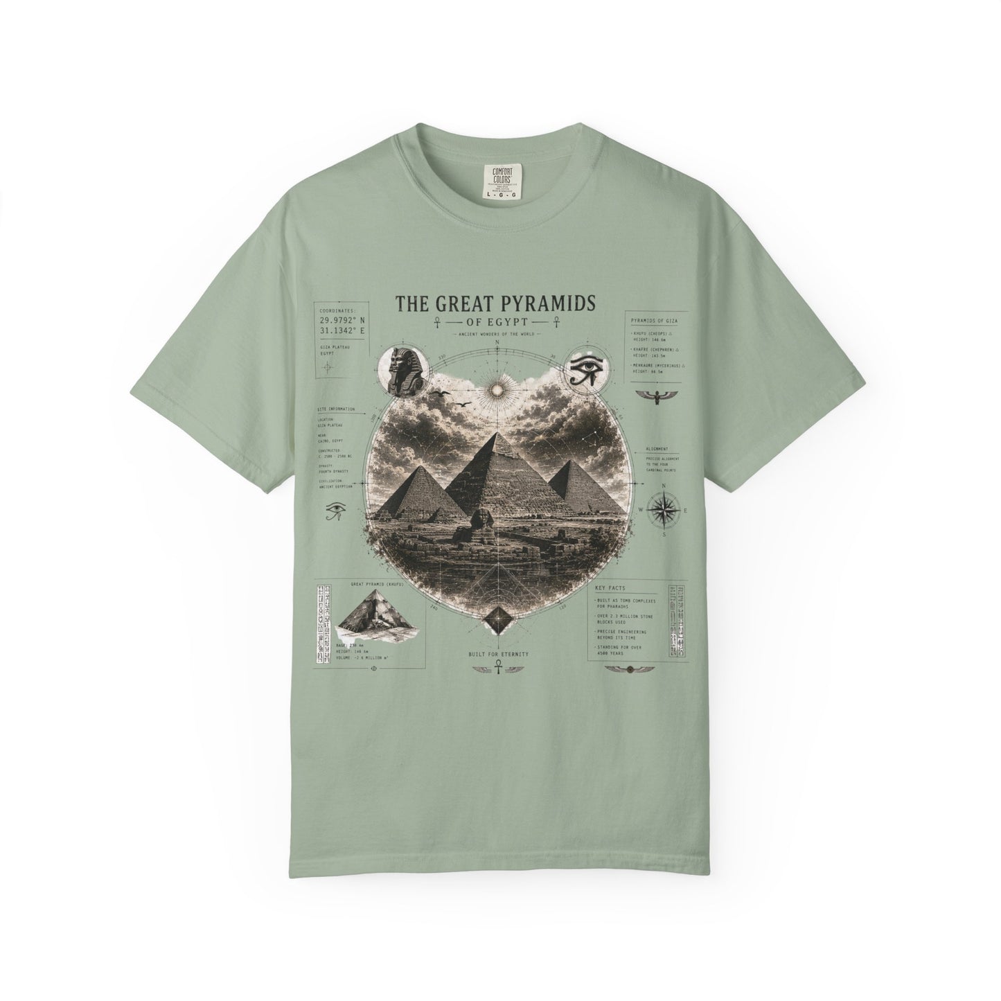 Pyramids Exploration T-Shirt — The Great Pyramids Vintage Graphic Tee