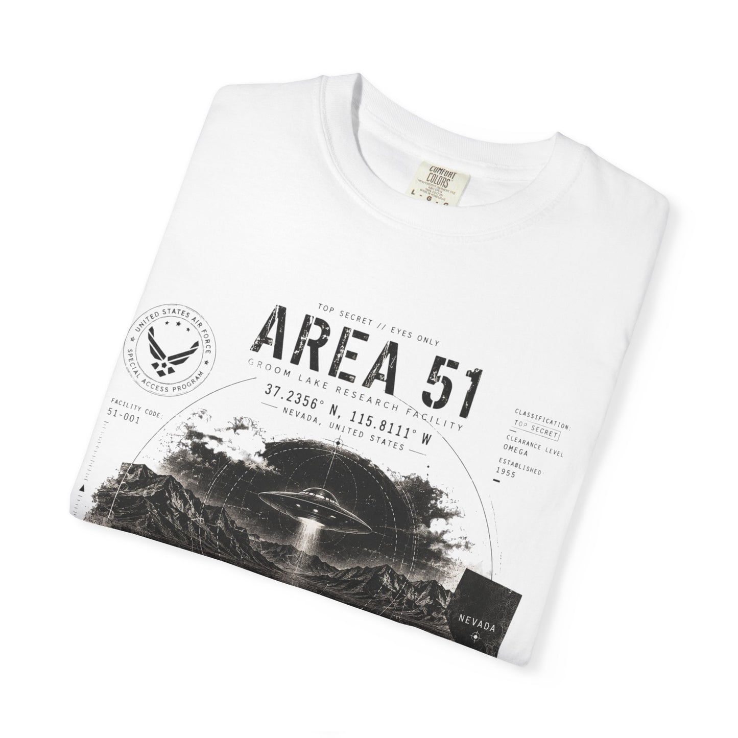 Area 51 - Unisex Garment-Dyed T-shirt