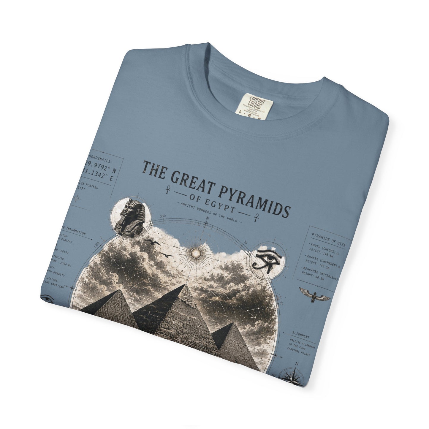 Pyramids Exploration T-Shirt — The Great Pyramids Vintage Graphic Tee