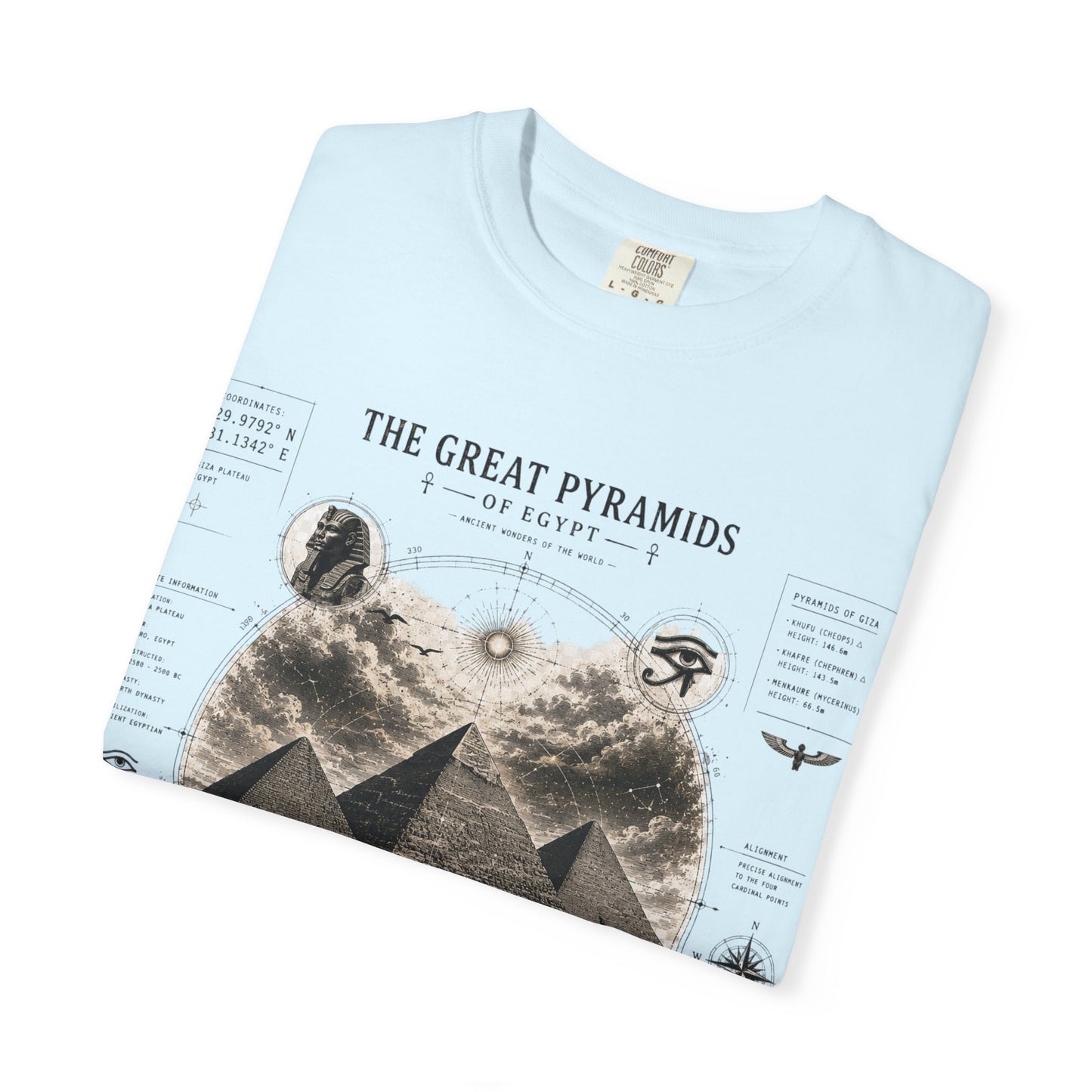 Pyramids Exploration T-Shirt — The Great Pyramids Vintage Graphic Tee