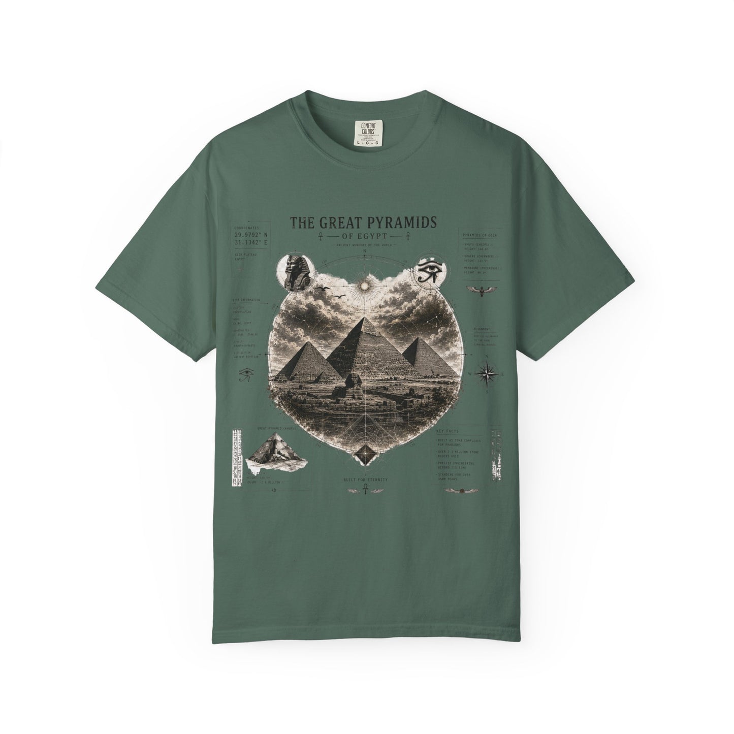 Pyramids Exploration T-Shirt — The Great Pyramids Vintage Graphic Tee