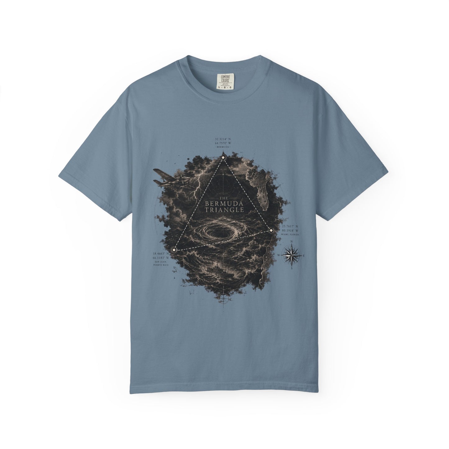 The Bermuda Triangle-Unisex Garment-Dyed T-shirt