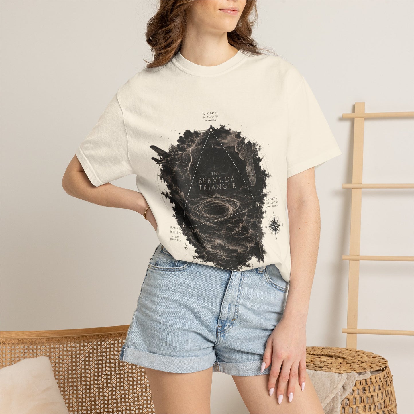 The Bermuda Triangle-Unisex Garment-Dyed T-shirt