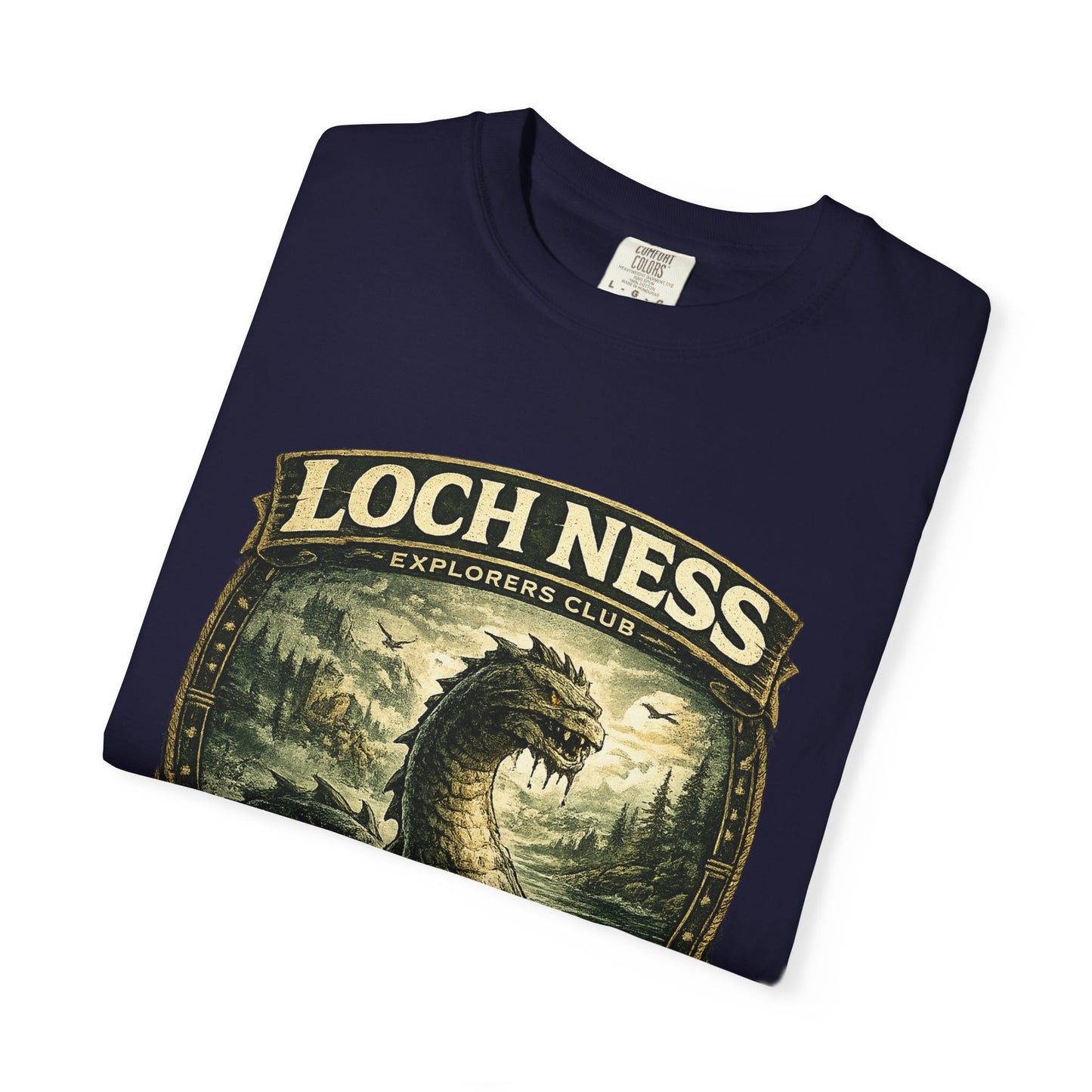 Loch Ness Monster T-Shirt — "Believe the Legend" Vintage Scottish Nessie Tee