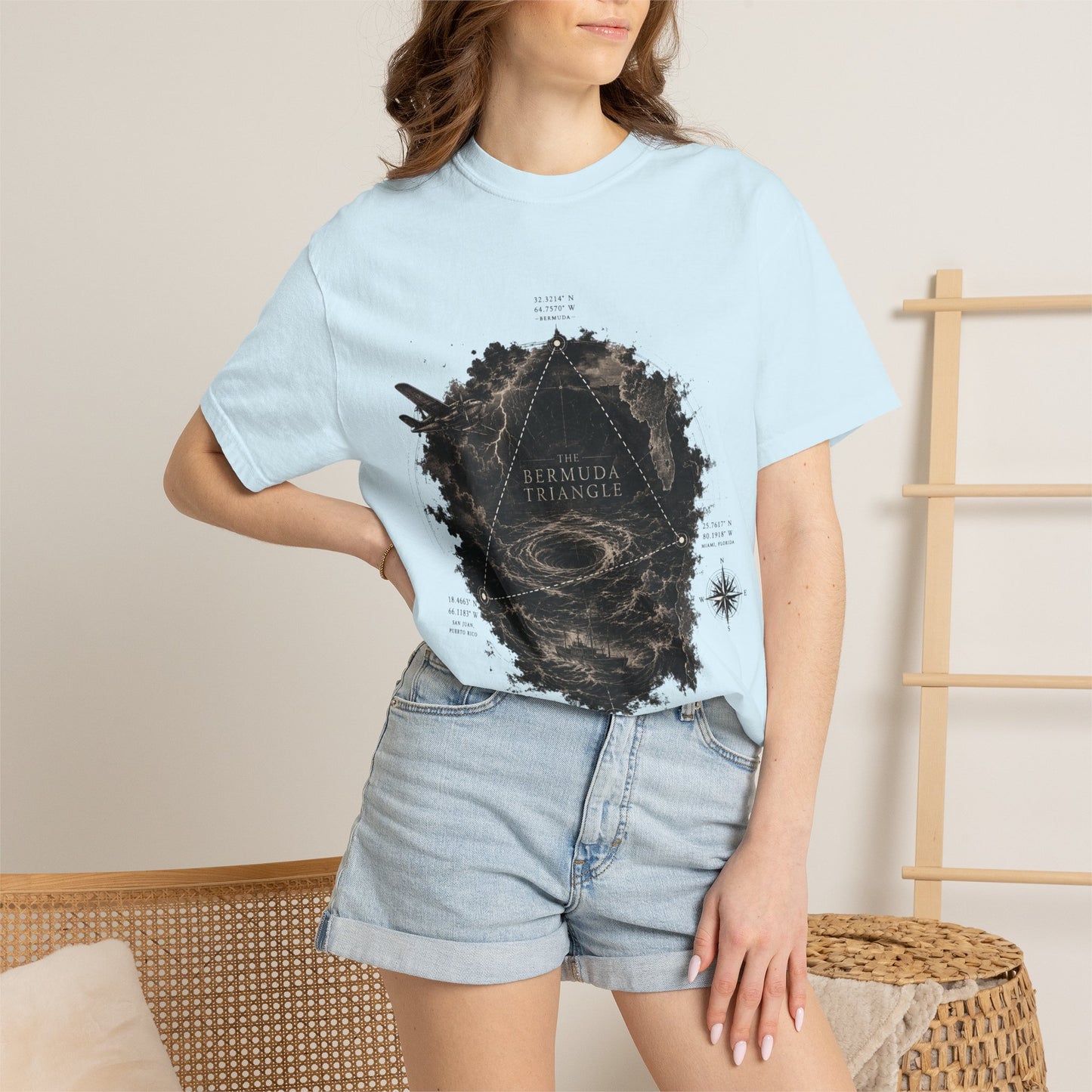 The Bermuda Triangle-Unisex Garment-Dyed T-shirt