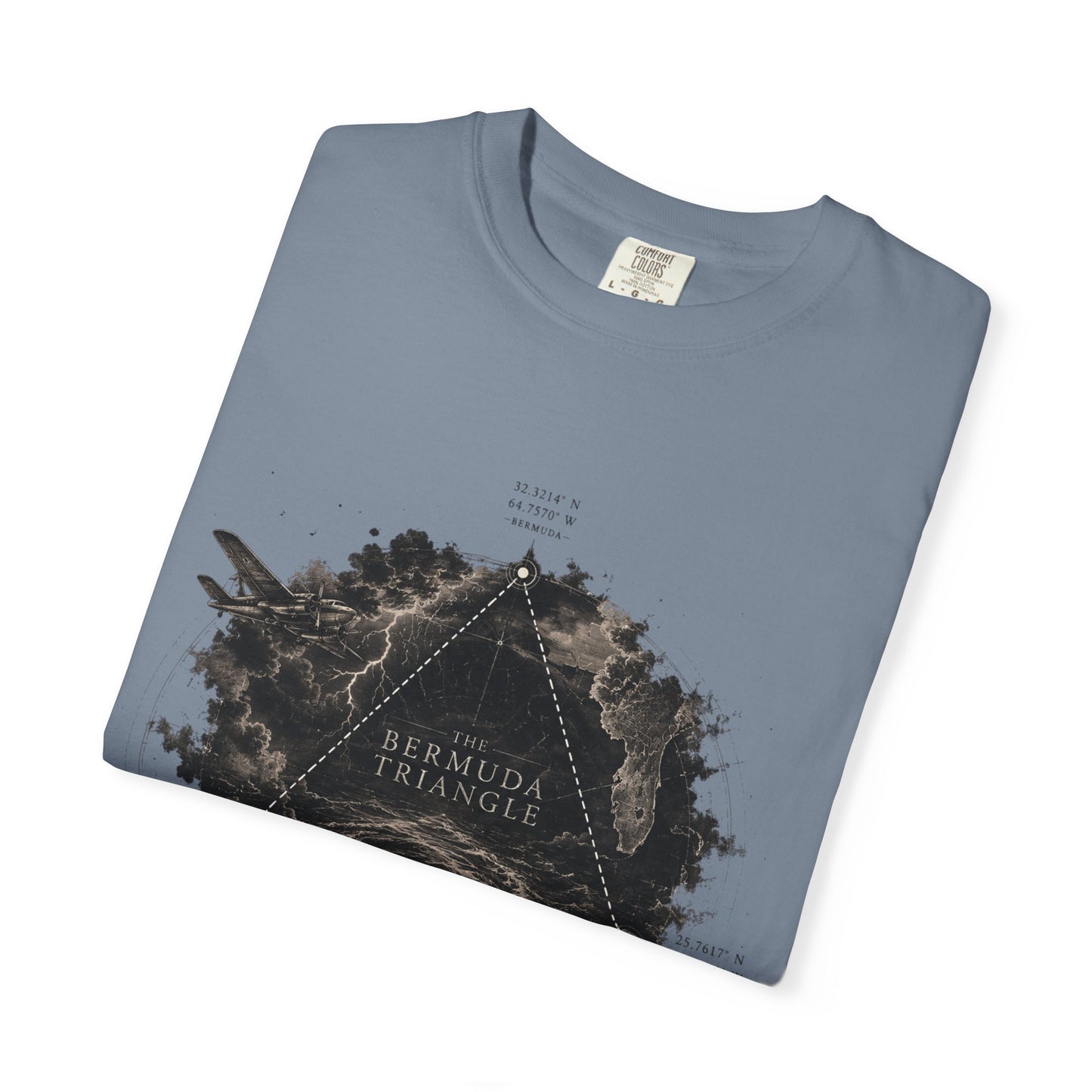 The Bermuda Triangle-Unisex Garment-Dyed T-shirt
