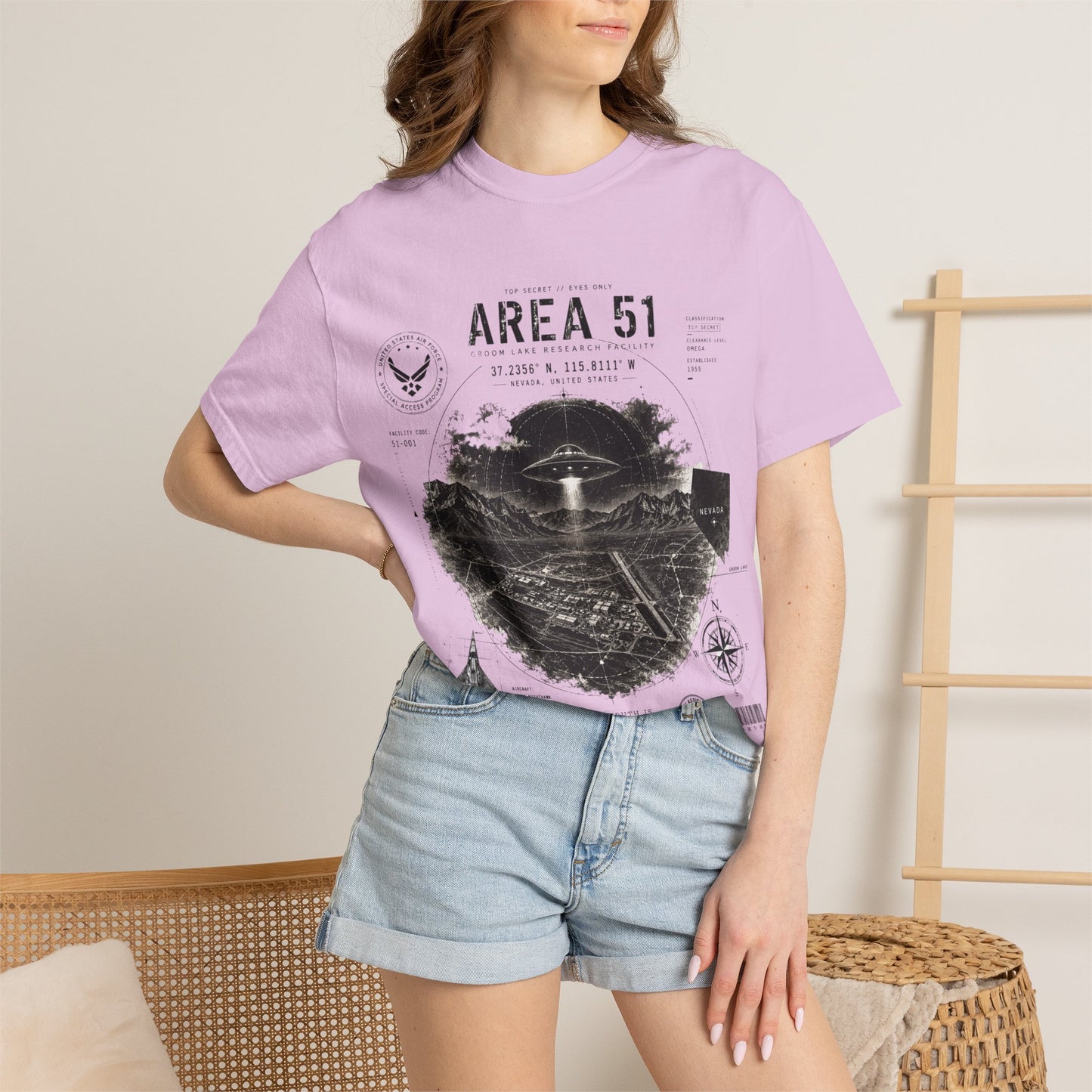 Area 51 - Unisex Garment-Dyed T-shirt