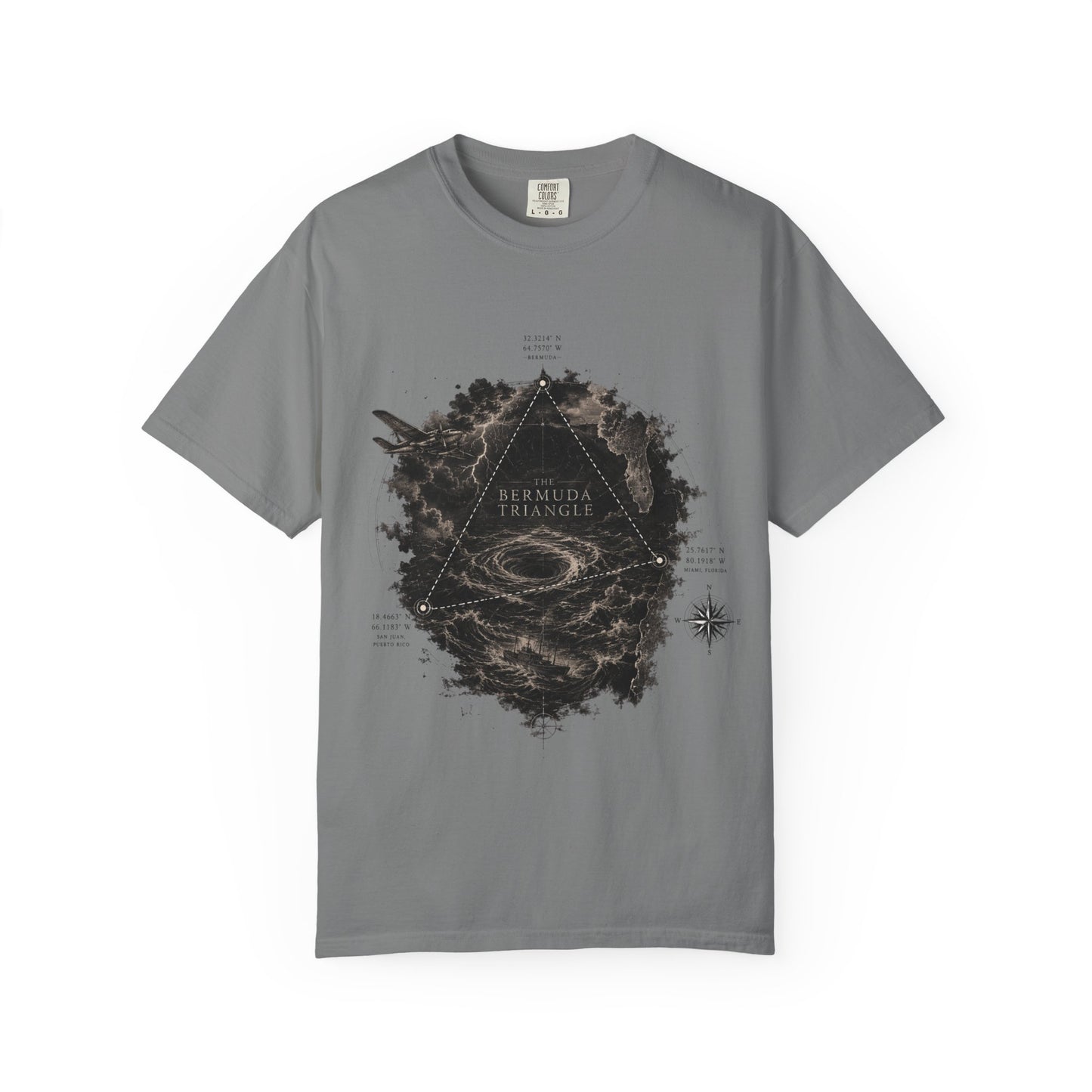 The Bermuda Triangle-Unisex Garment-Dyed T-shirt