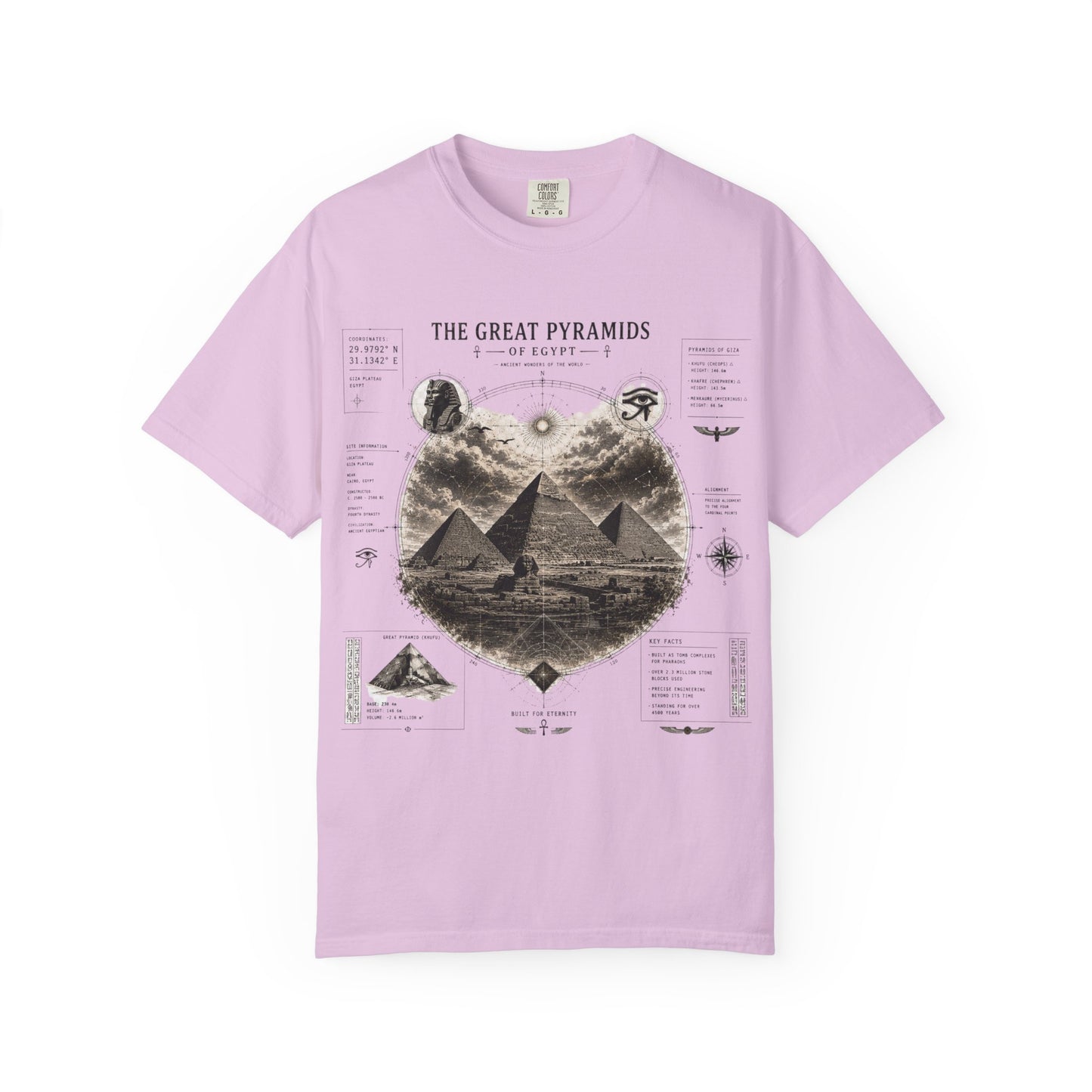 Pyramids Exploration T-Shirt — The Great Pyramids Vintage Graphic Tee