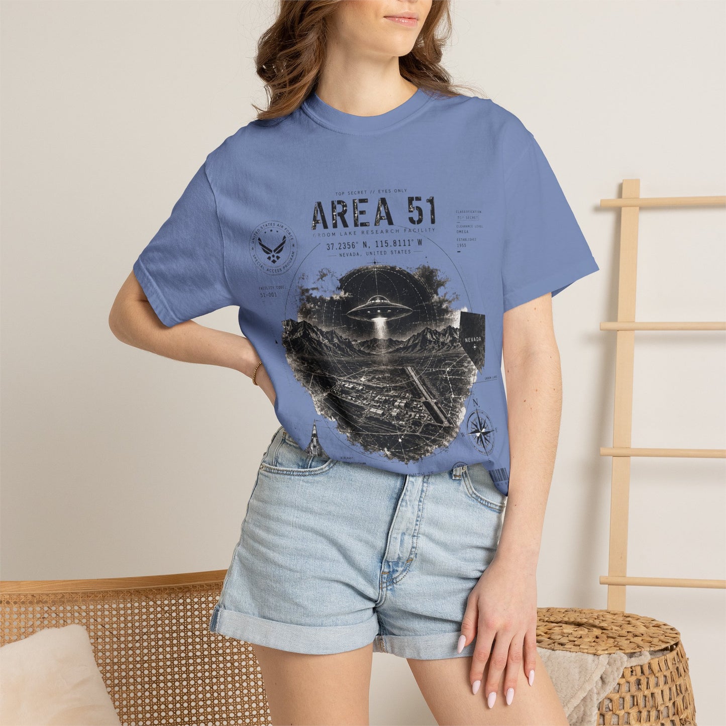 Area 51 - Unisex Garment-Dyed T-shirt