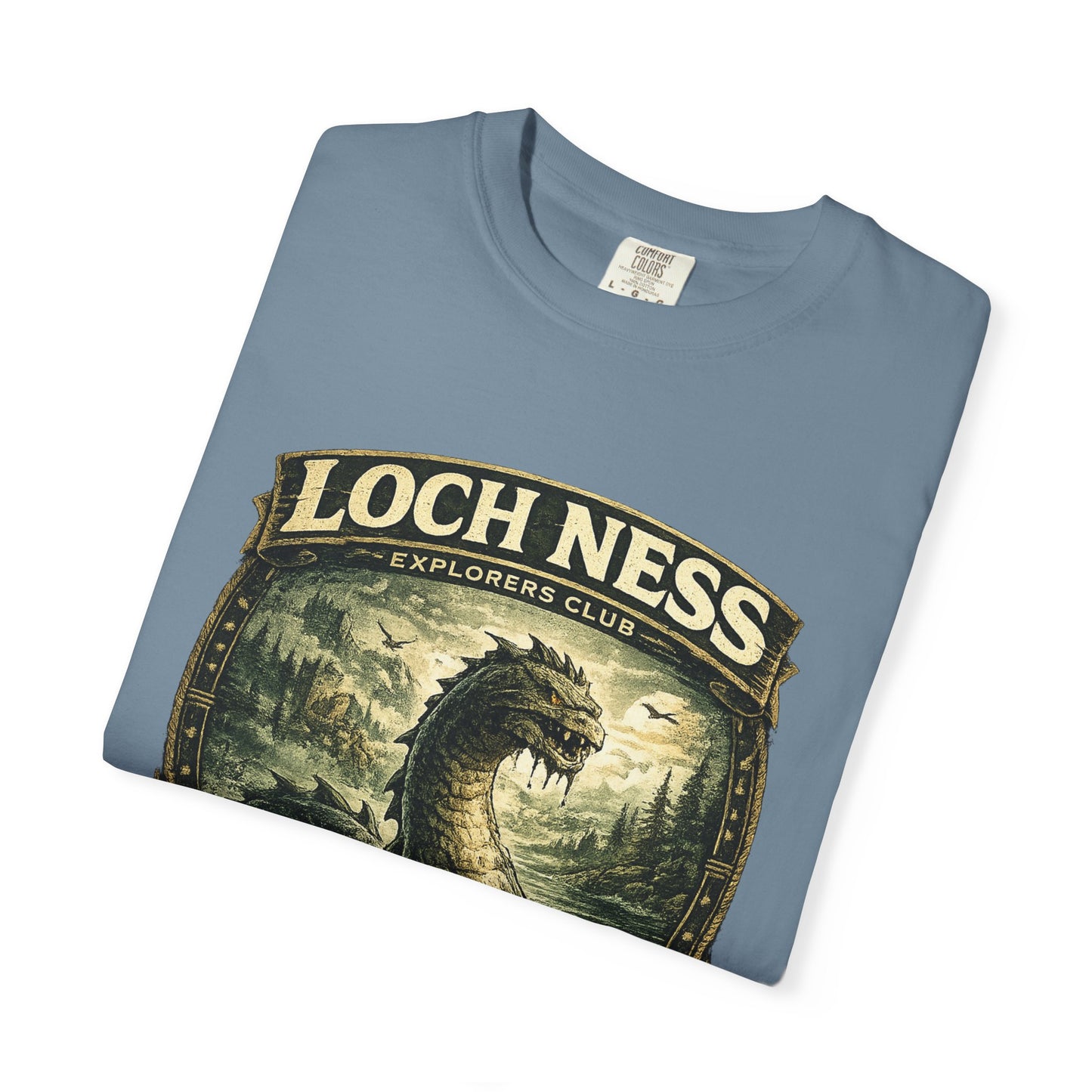 Loch Ness Monster T-Shirt — "Believe the Legend" Vintage Scottish Nessie Tee