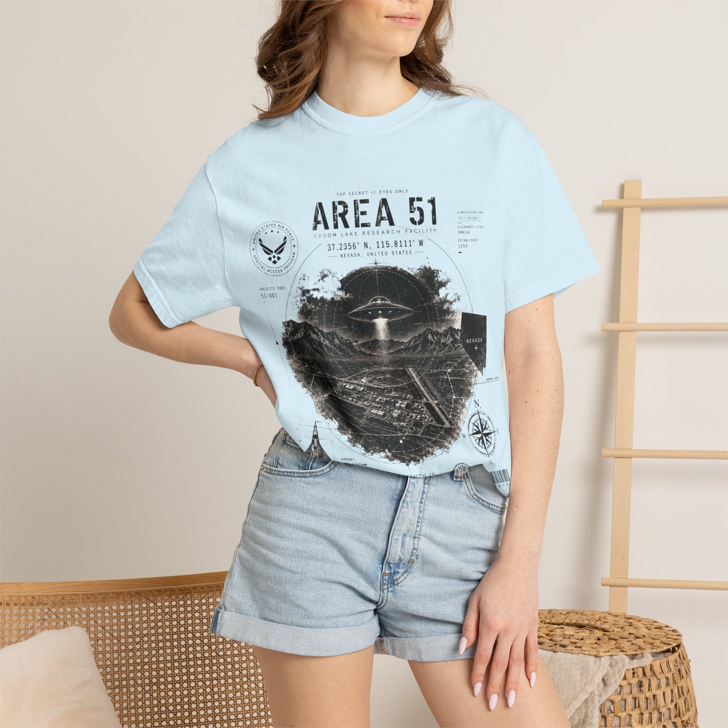 Area 51 - Unisex Garment-Dyed T-shirt