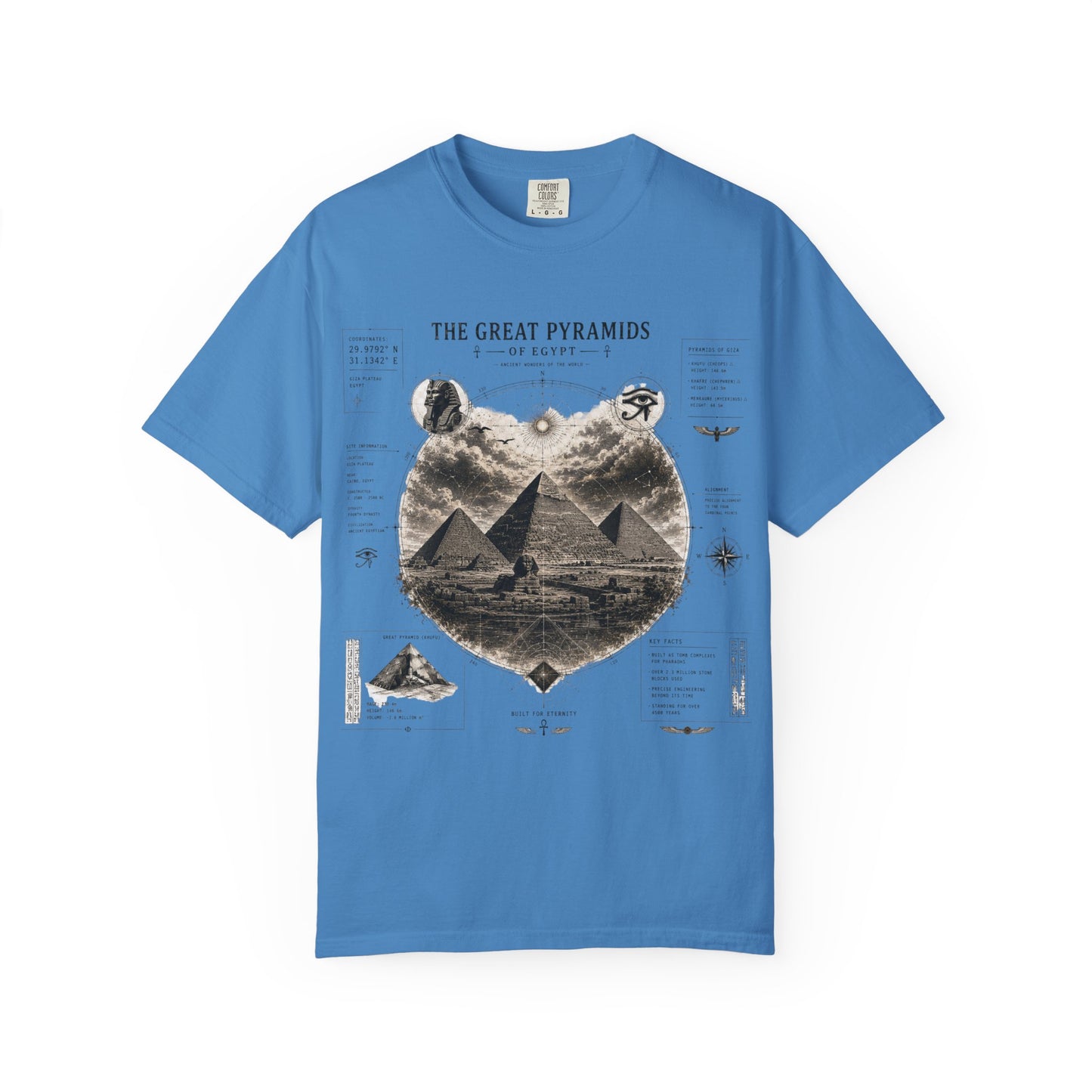 Pyramids Exploration T-Shirt — The Great Pyramids Vintage Graphic Tee