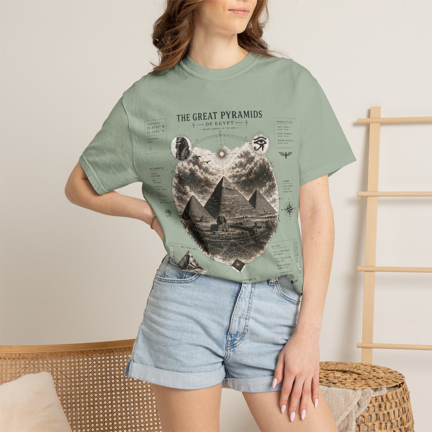 Pyramids Exploration T-Shirt — The Great Pyramids Vintage Graphic Tee