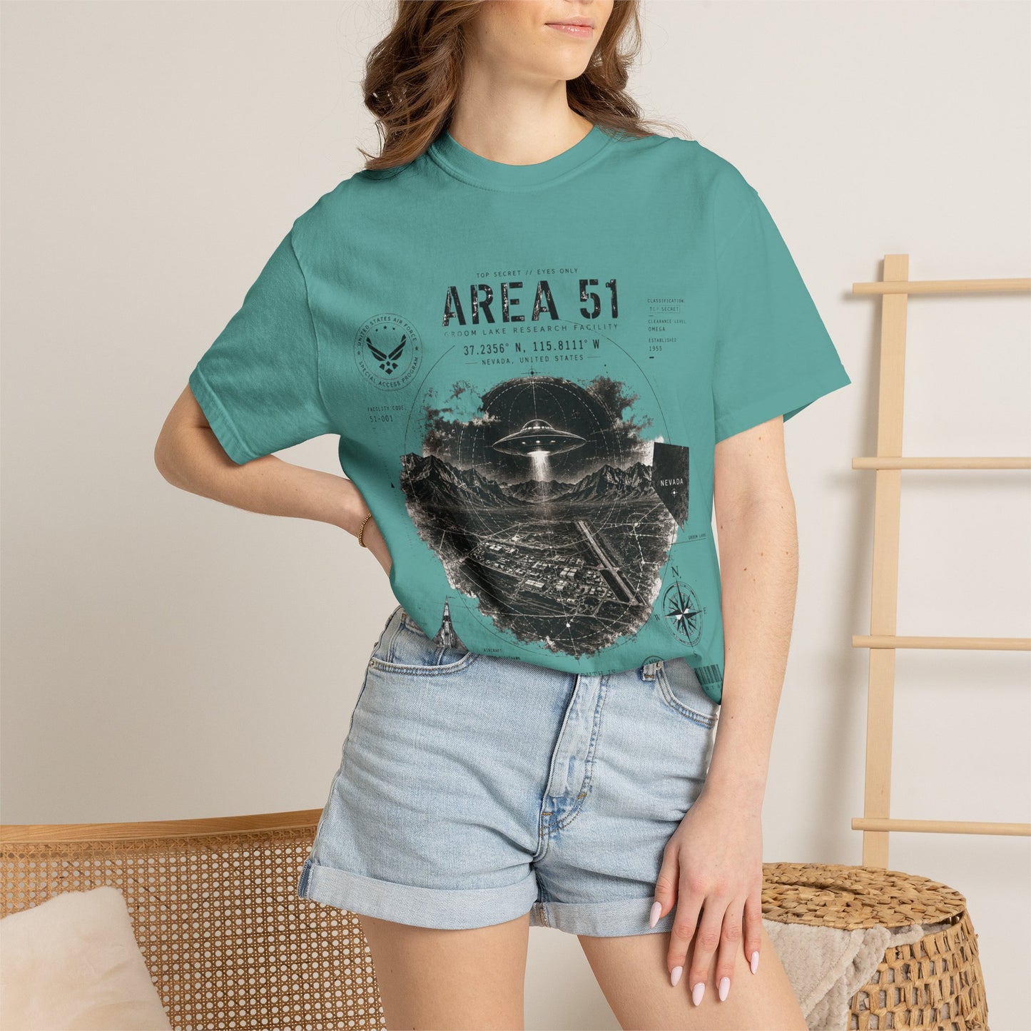 Area 51 - Unisex Garment-Dyed T-shirt