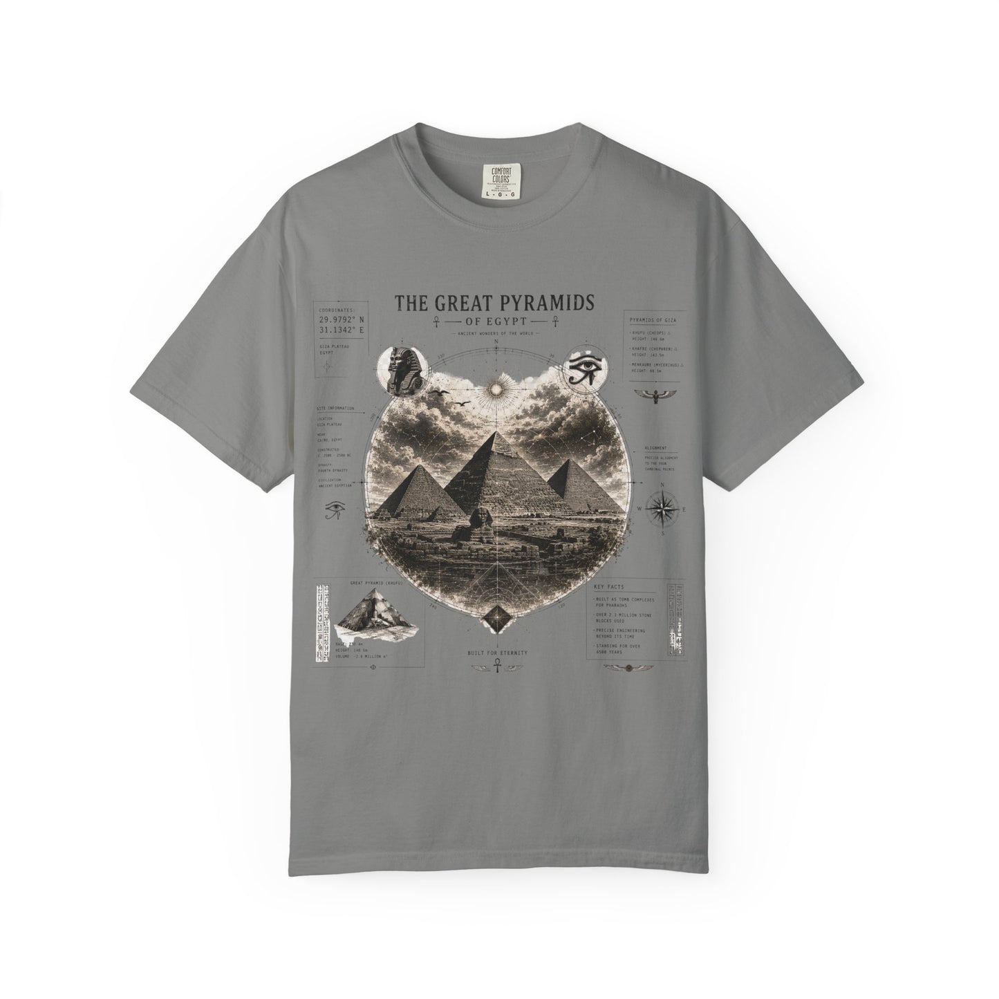Pyramids Exploration T-Shirt — The Great Pyramids Vintage Graphic Tee