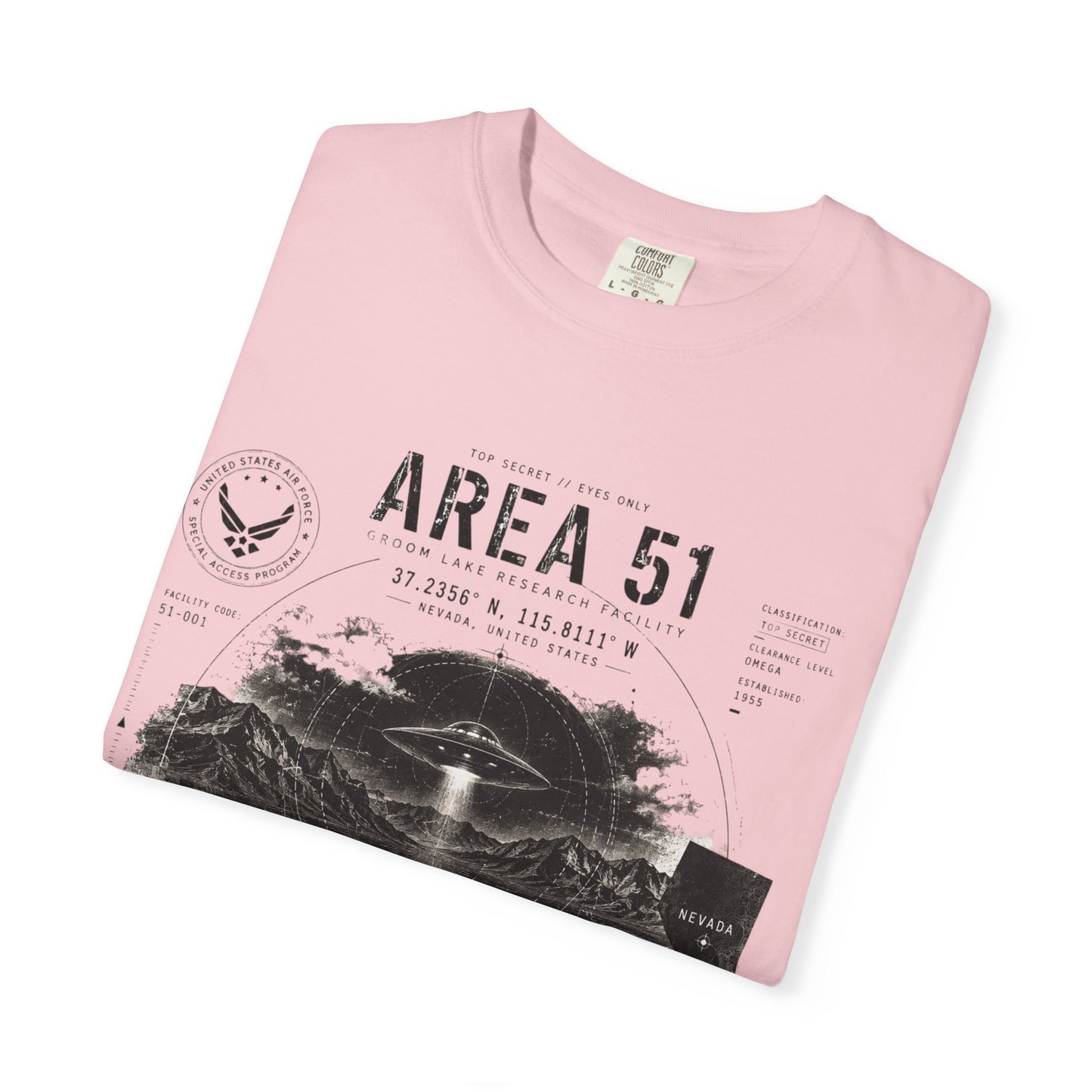 Area 51 - Unisex Garment-Dyed T-shirt