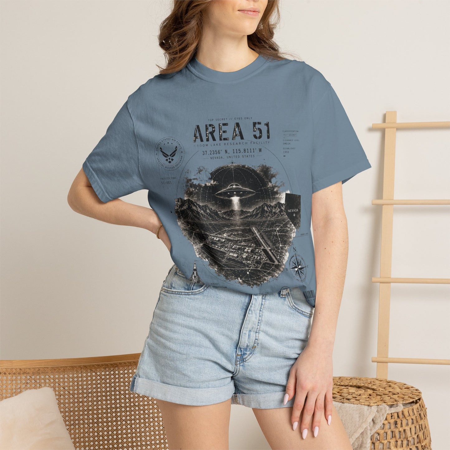 Area 51 - Unisex Garment-Dyed T-shirt