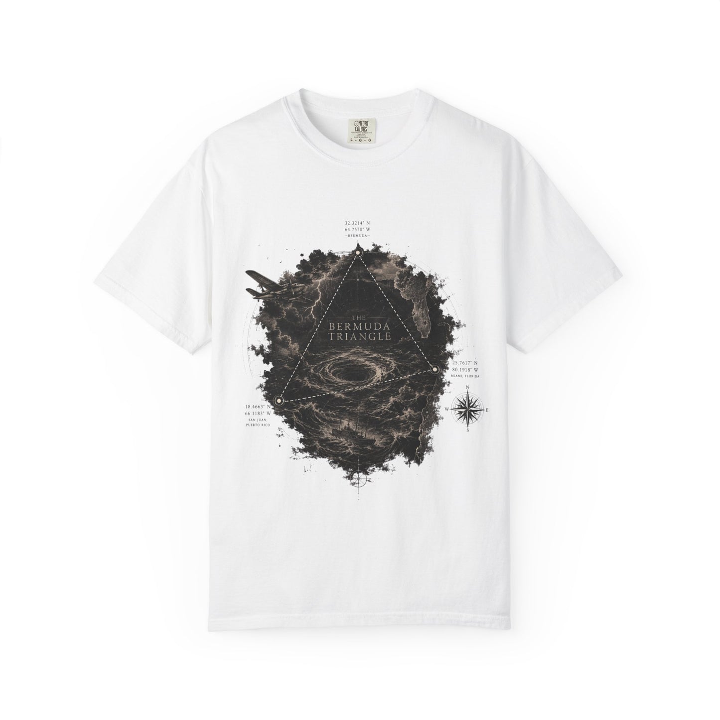 The Bermuda Triangle-Unisex Garment-Dyed T-shirt