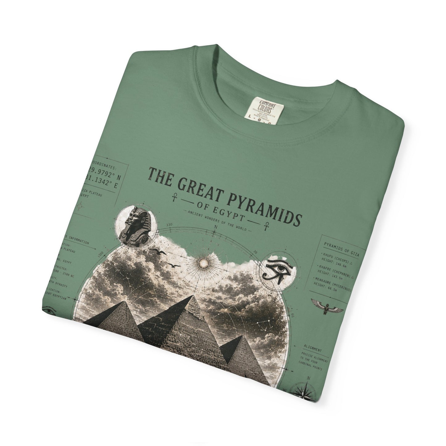 Pyramids Exploration T-Shirt — The Great Pyramids Vintage Graphic Tee