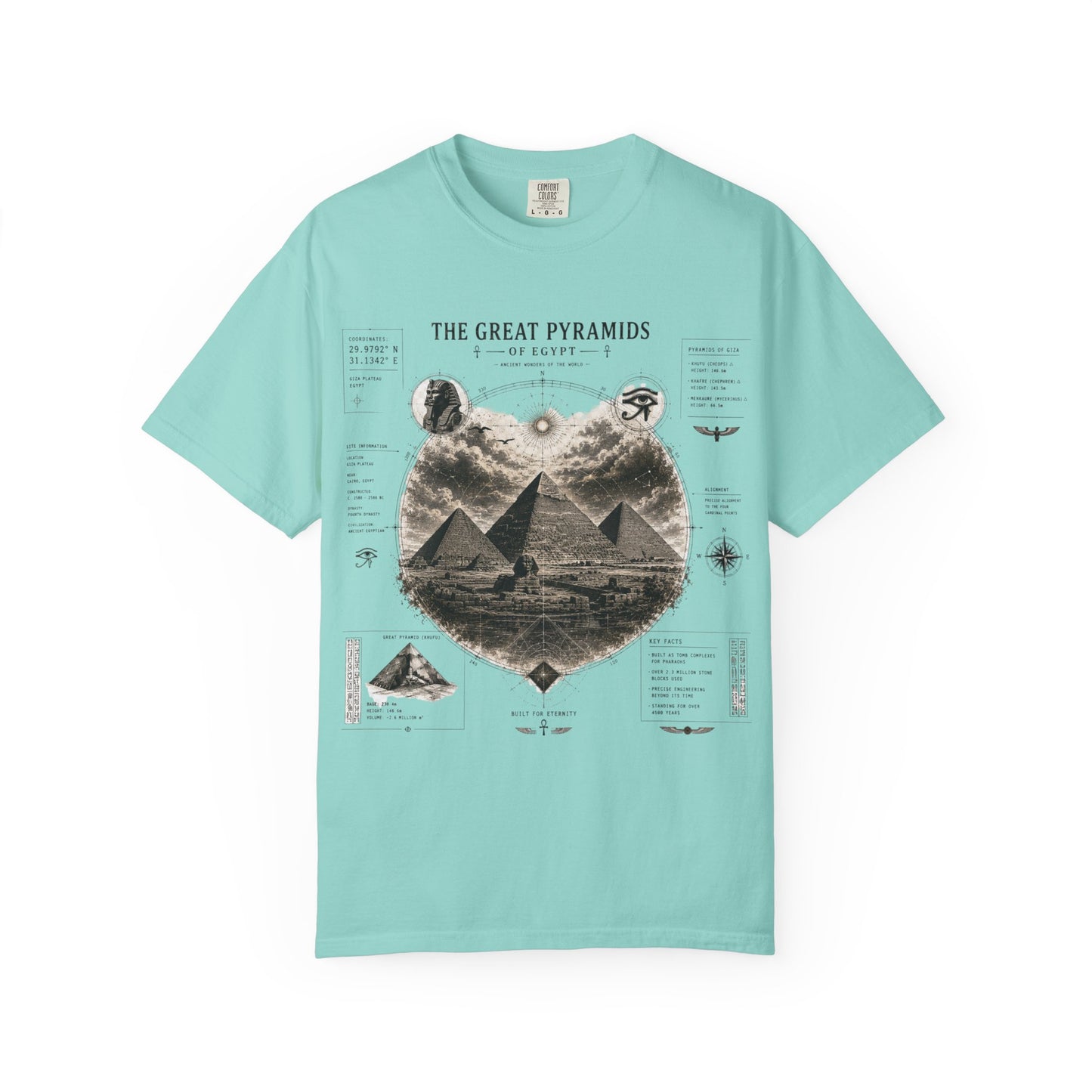 Pyramids Exploration T-Shirt — The Great Pyramids Vintage Graphic Tee