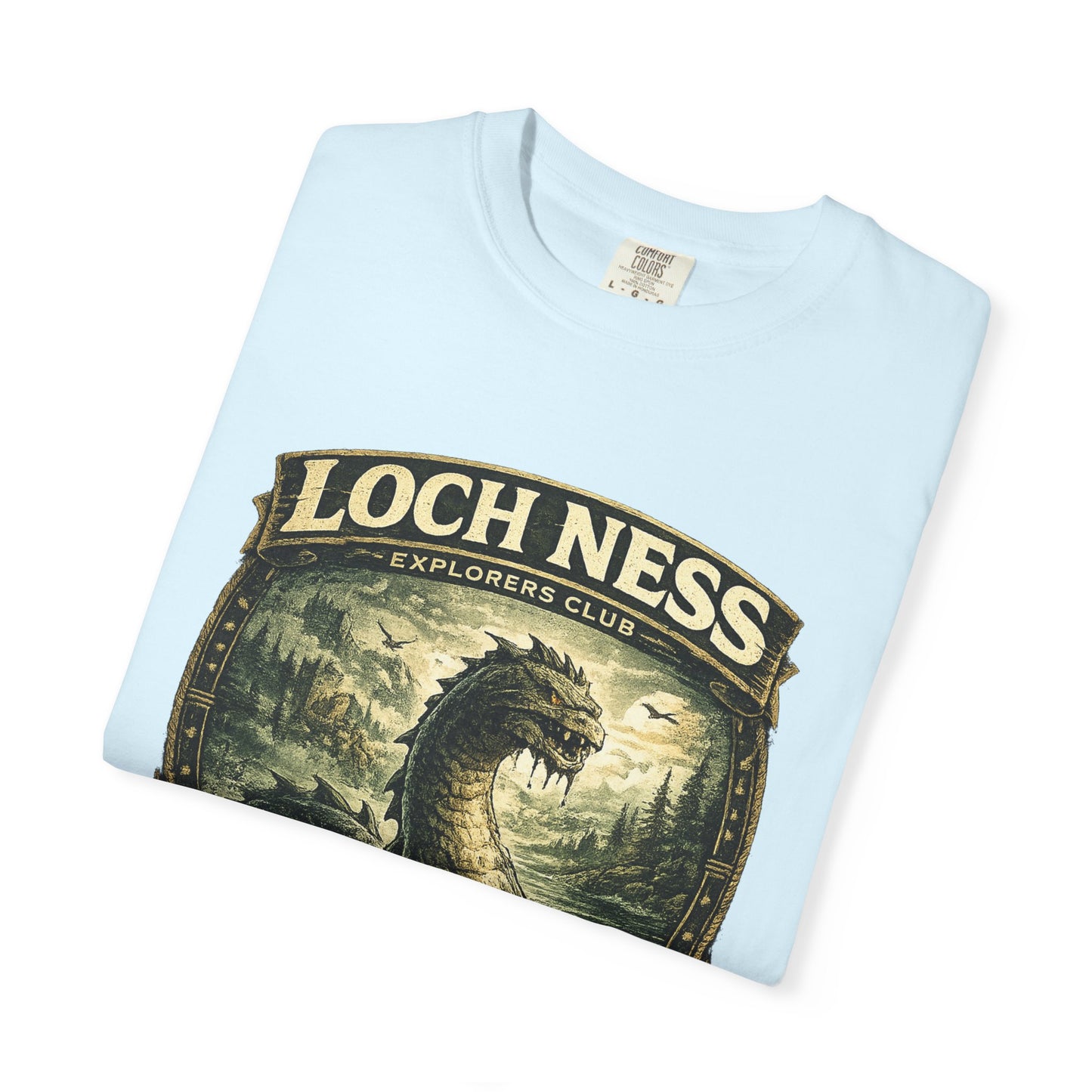 Loch Ness Monster T-Shirt — "Believe the Legend" Vintage Scottish Nessie Tee