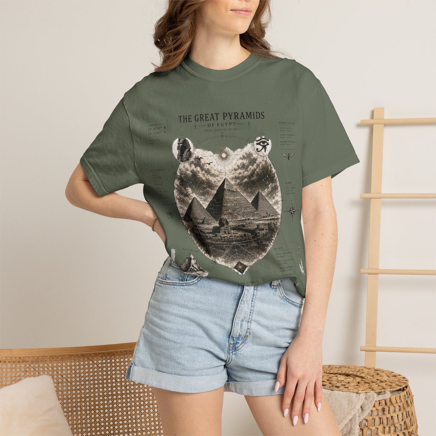 Pyramids Exploration T-Shirt — The Great Pyramids Vintage Graphic Tee