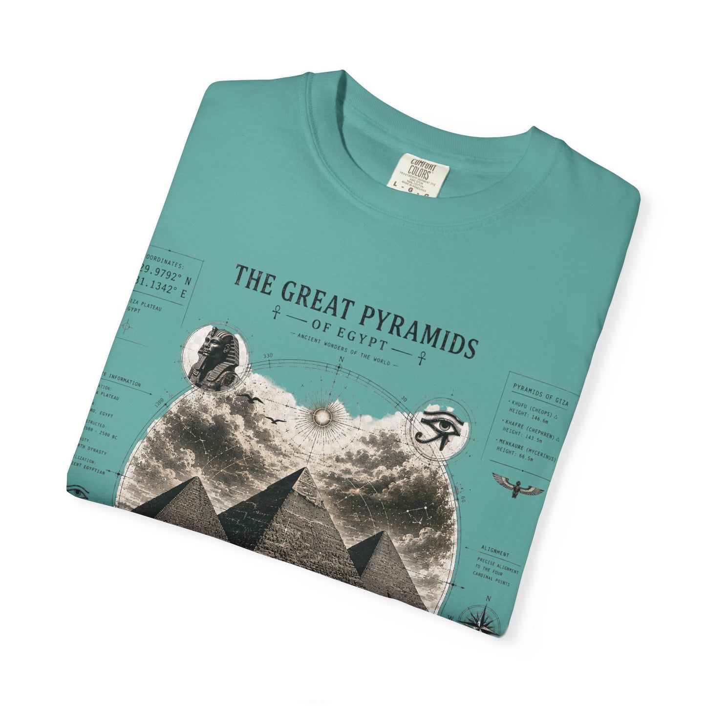 Pyramids Exploration T-Shirt — The Great Pyramids Vintage Graphic Tee