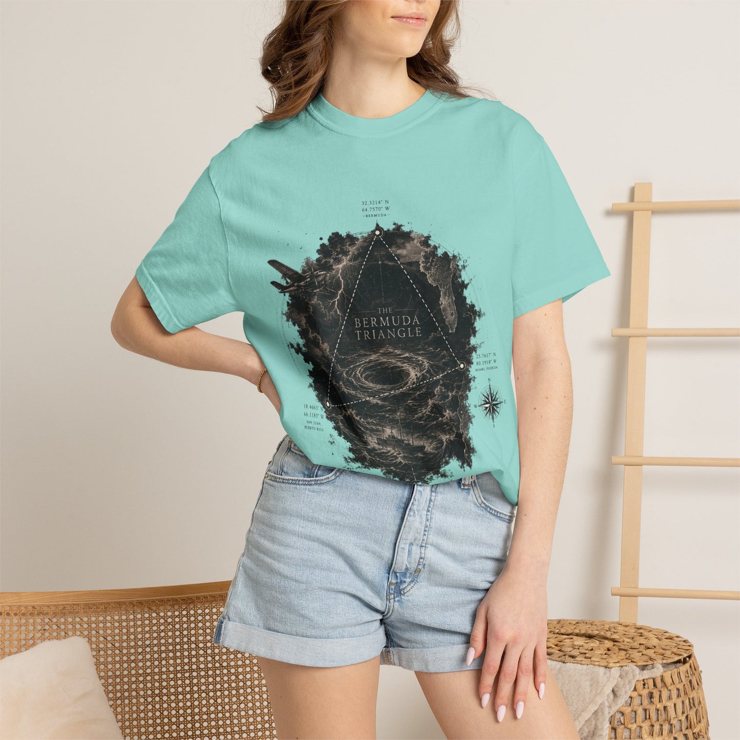 The Bermuda Triangle-Unisex Garment-Dyed T-shirt