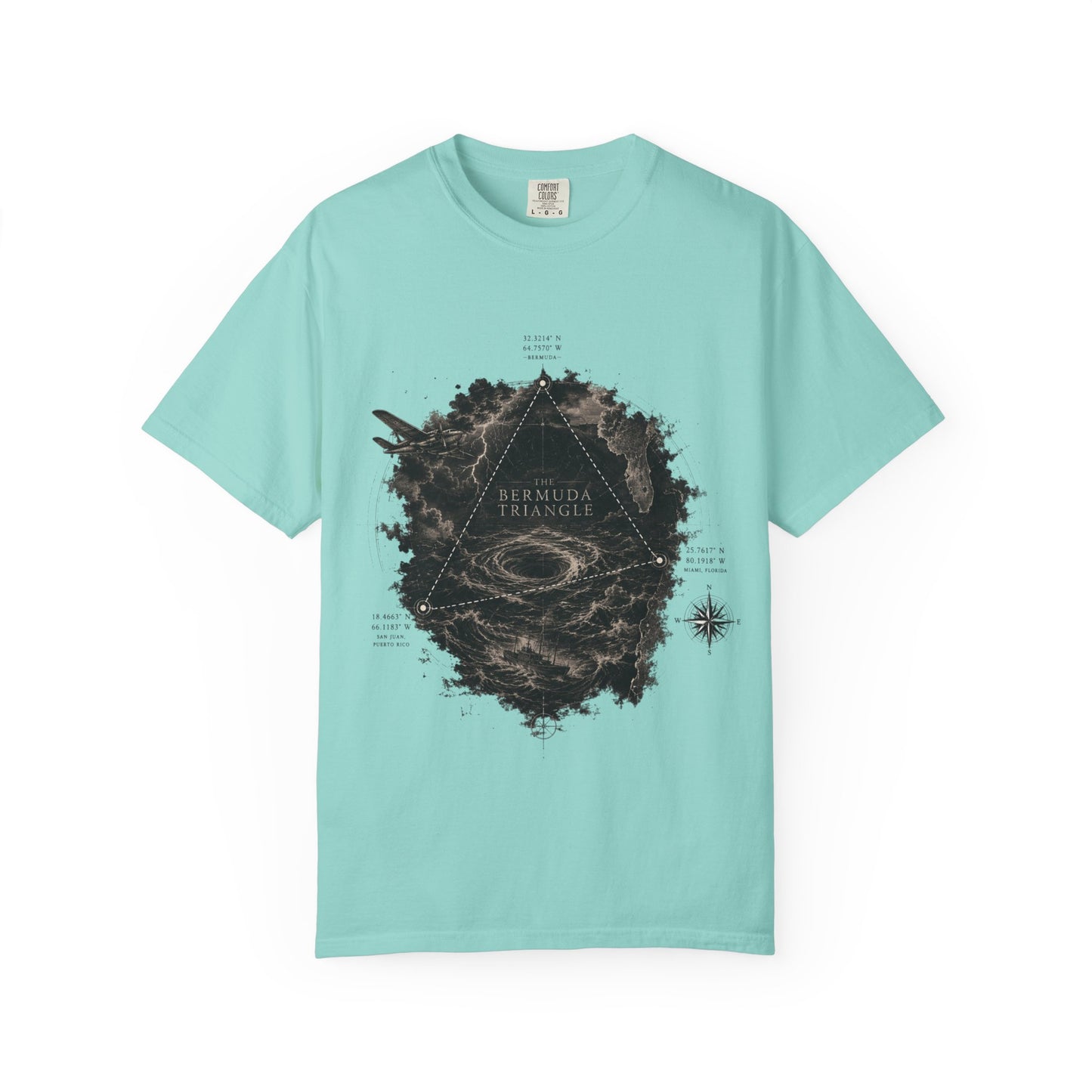 The Bermuda Triangle-Unisex Garment-Dyed T-shirt
