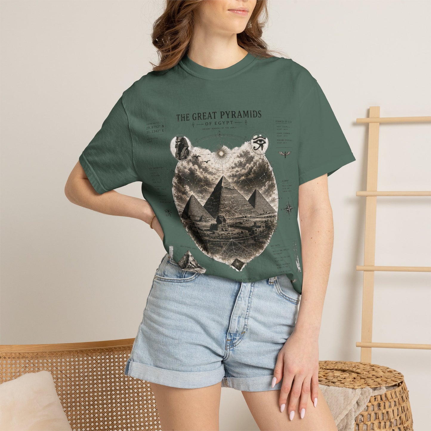 Pyramids Exploration T-Shirt — The Great Pyramids Vintage Graphic Tee