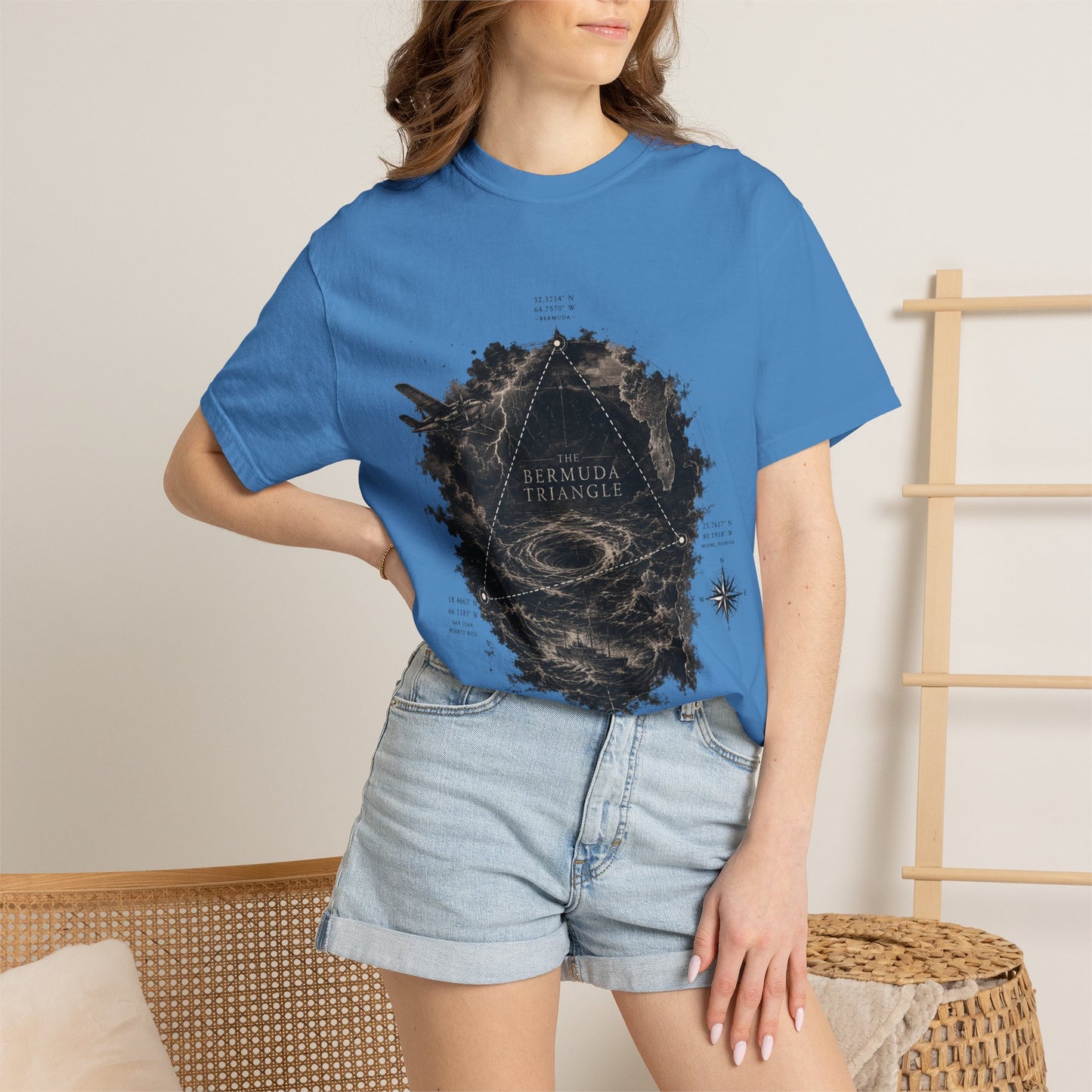 The Bermuda Triangle-Unisex Garment-Dyed T-shirt
