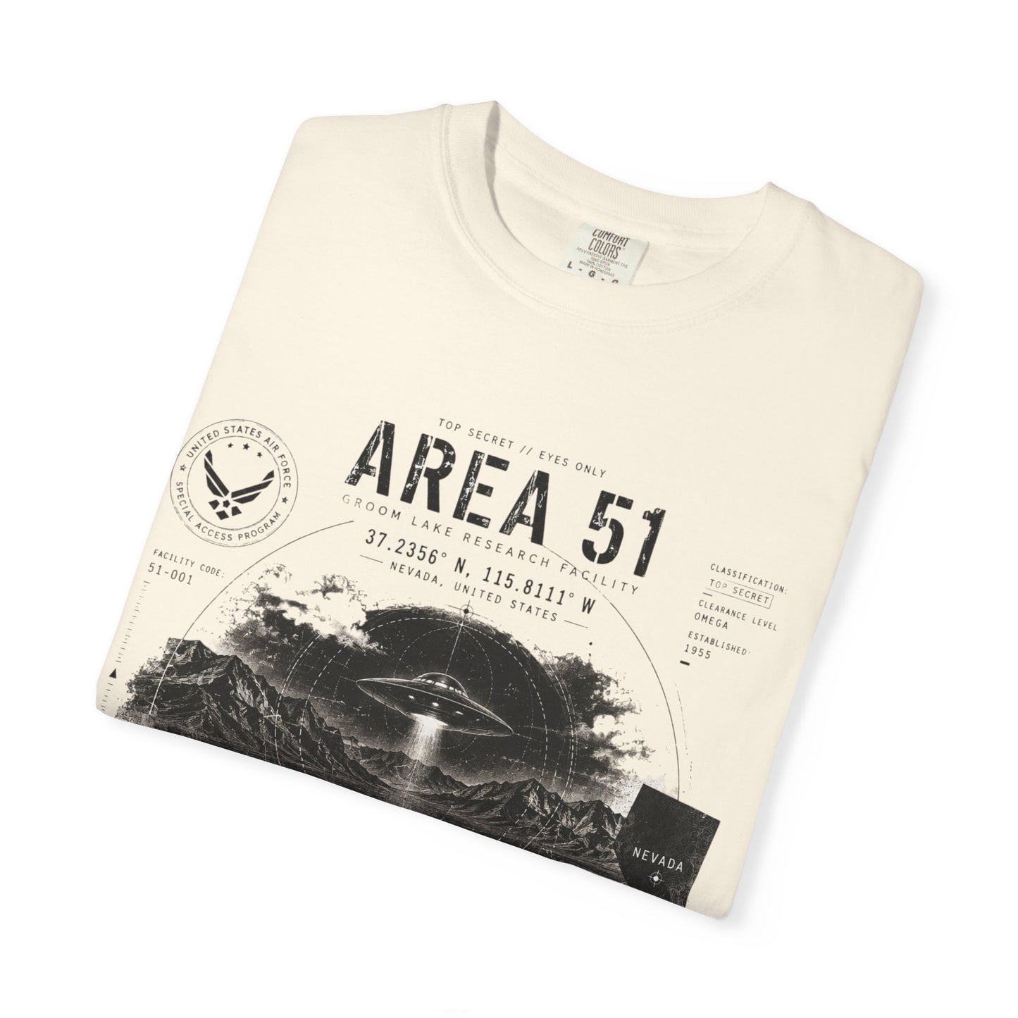 Area 51 - Unisex Garment-Dyed T-shirt