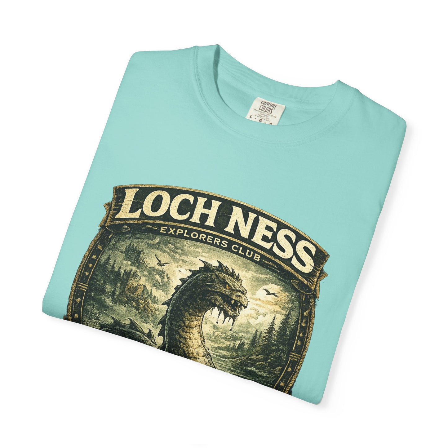 Loch Ness Monster T-Shirt — "Believe the Legend" Vintage Scottish Nessie Tee