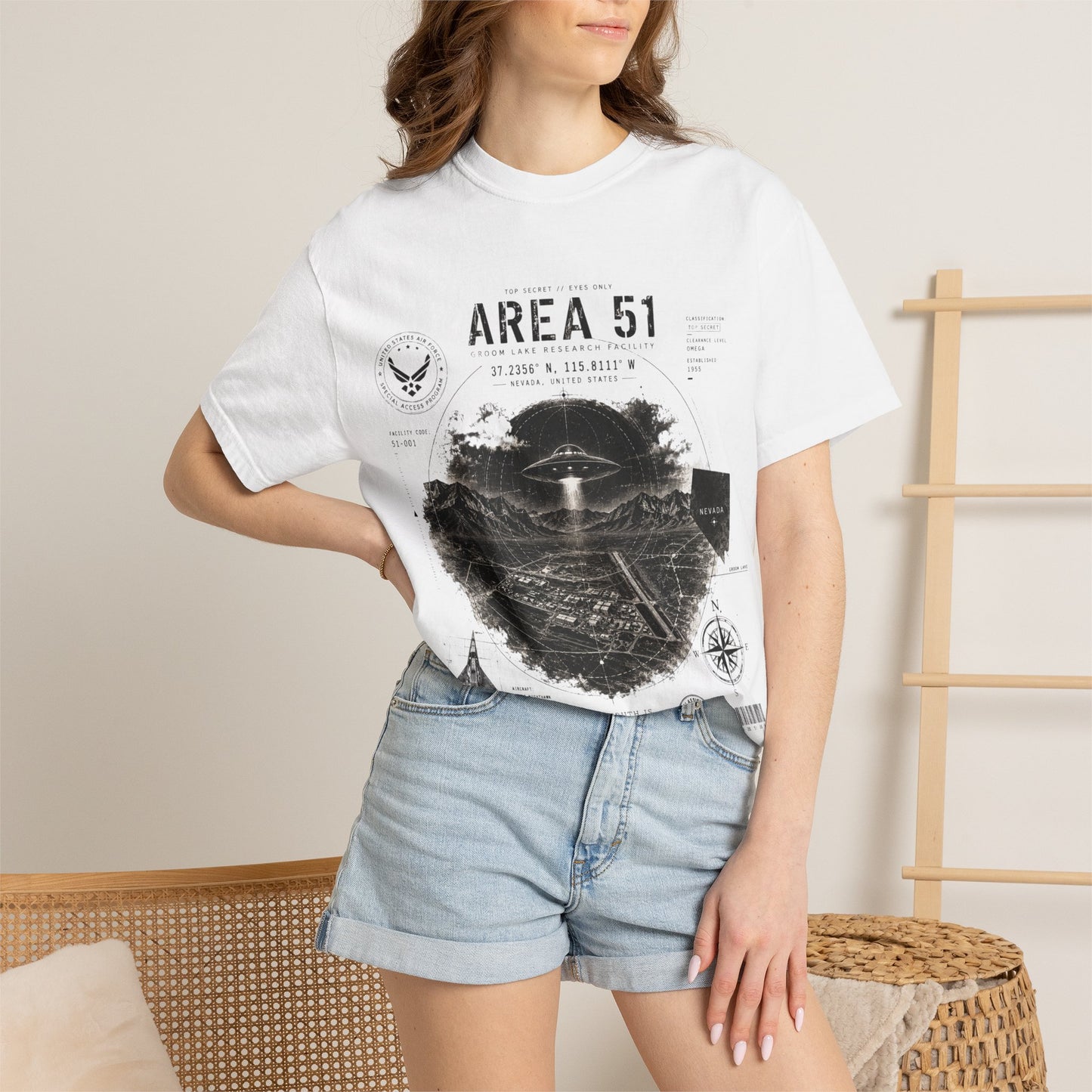 Area 51 - Unisex Garment-Dyed T-shirt