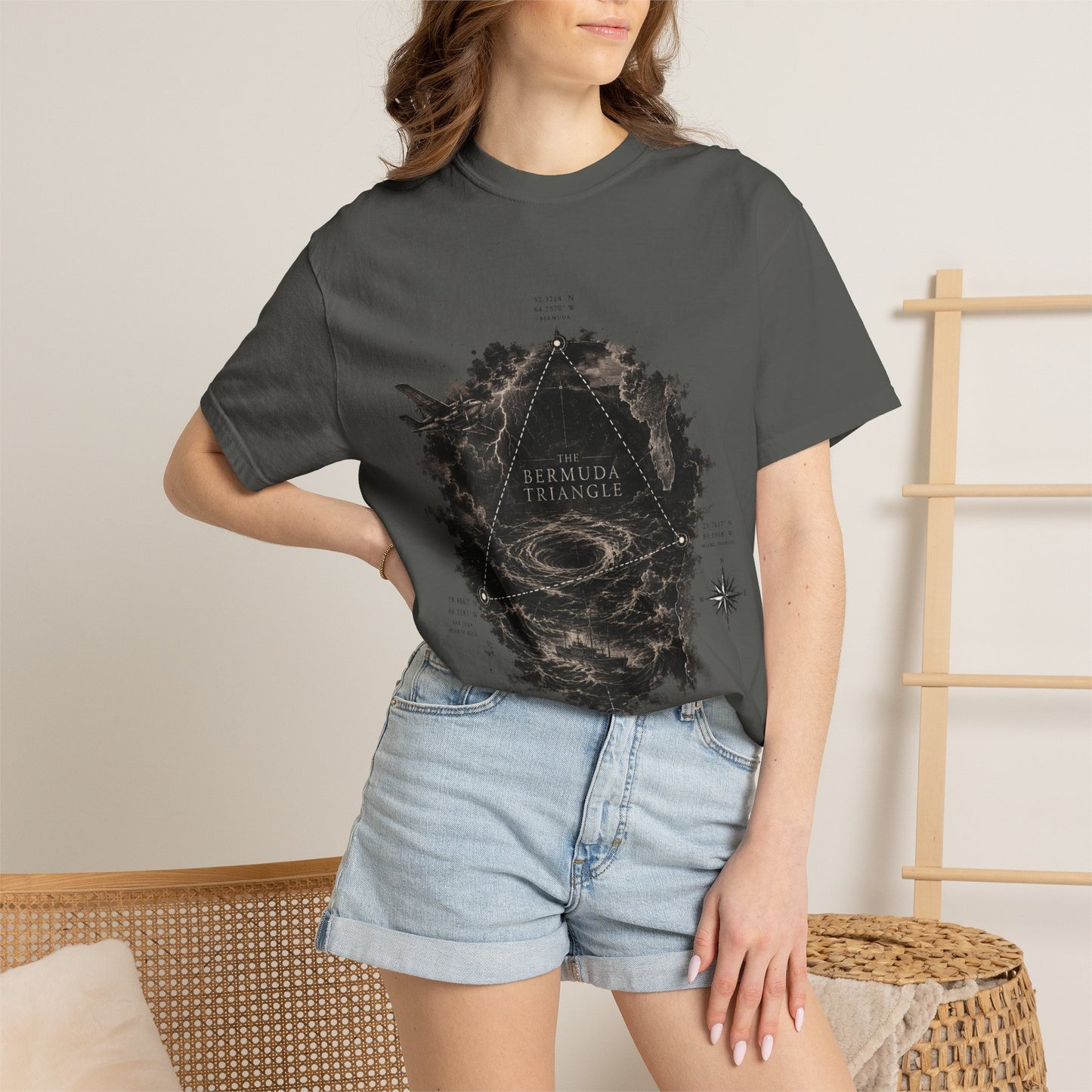 The Bermuda Triangle-Unisex Garment-Dyed T-shirt