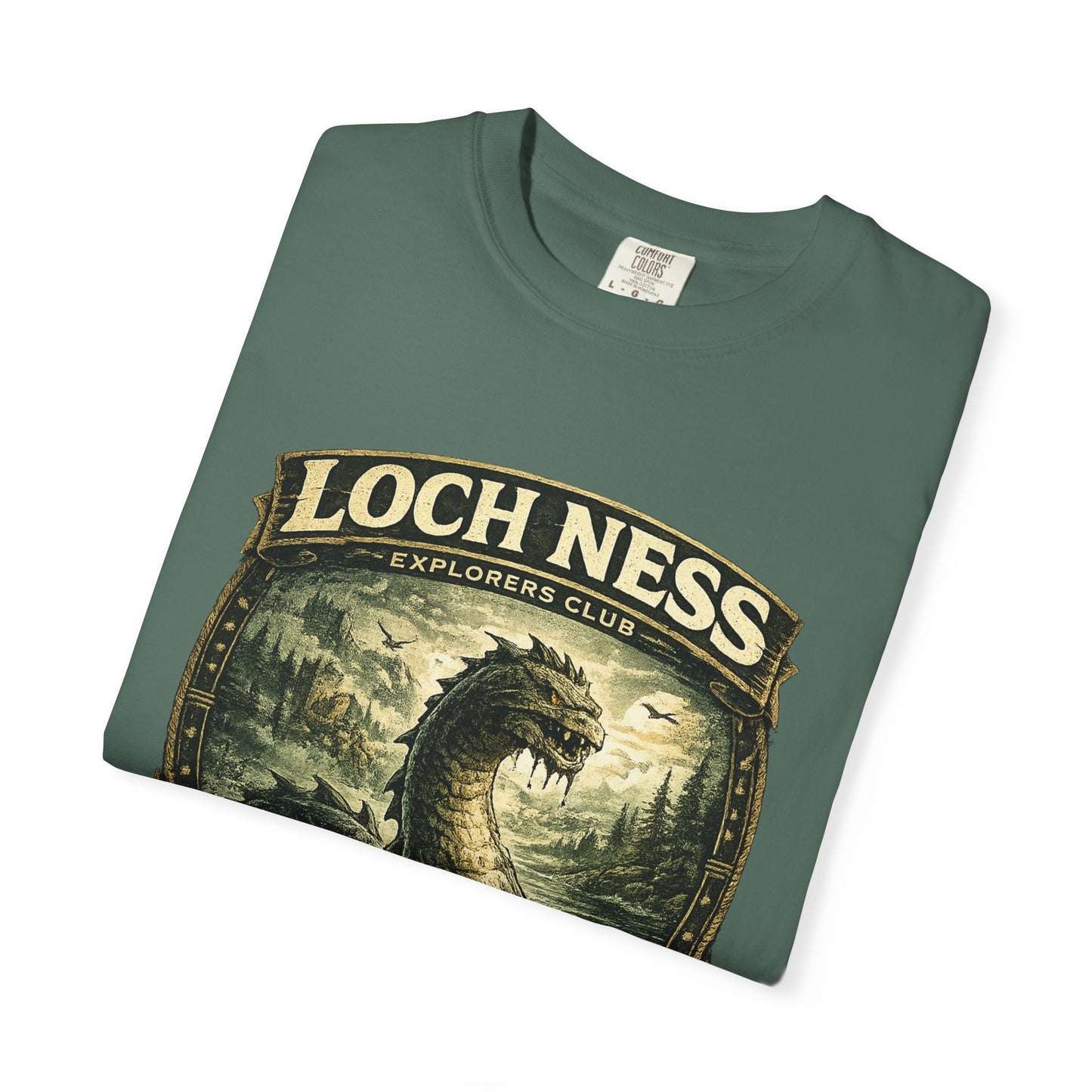 Loch Ness Monster T-Shirt — "Believe the Legend" Vintage Scottish Nessie Tee