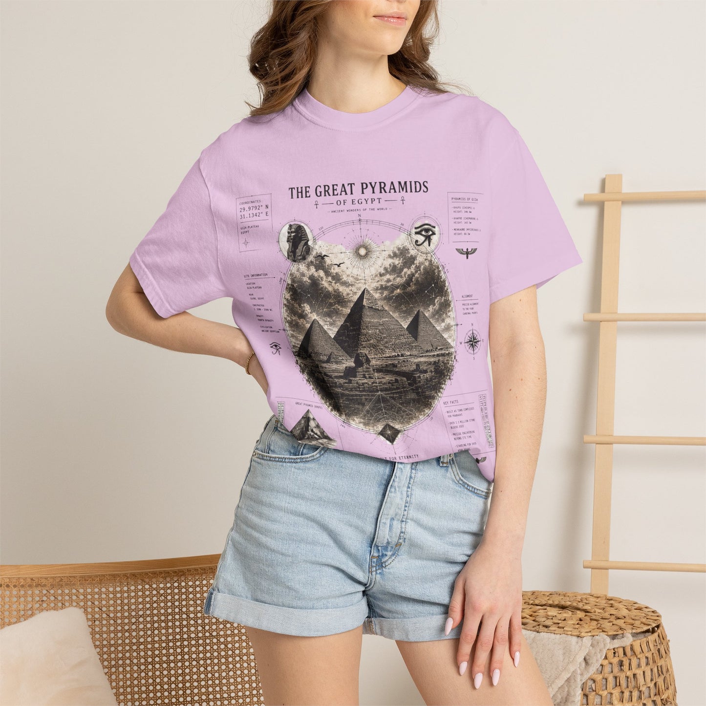 Pyramids Exploration T-Shirt — The Great Pyramids Vintage Graphic Tee