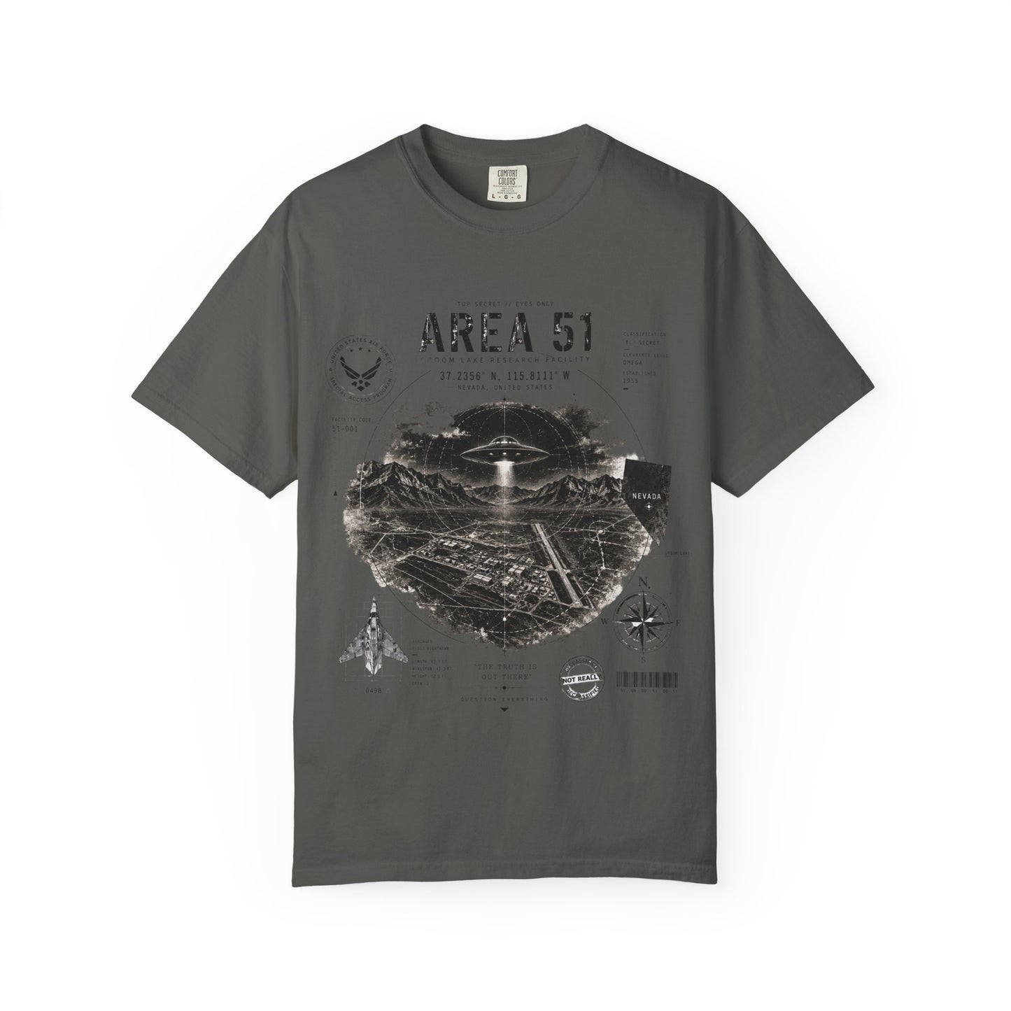 Area 51 - Unisex Garment-Dyed T-shirt