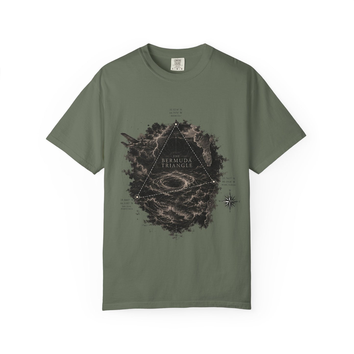 The Bermuda Triangle-Unisex Garment-Dyed T-shirt