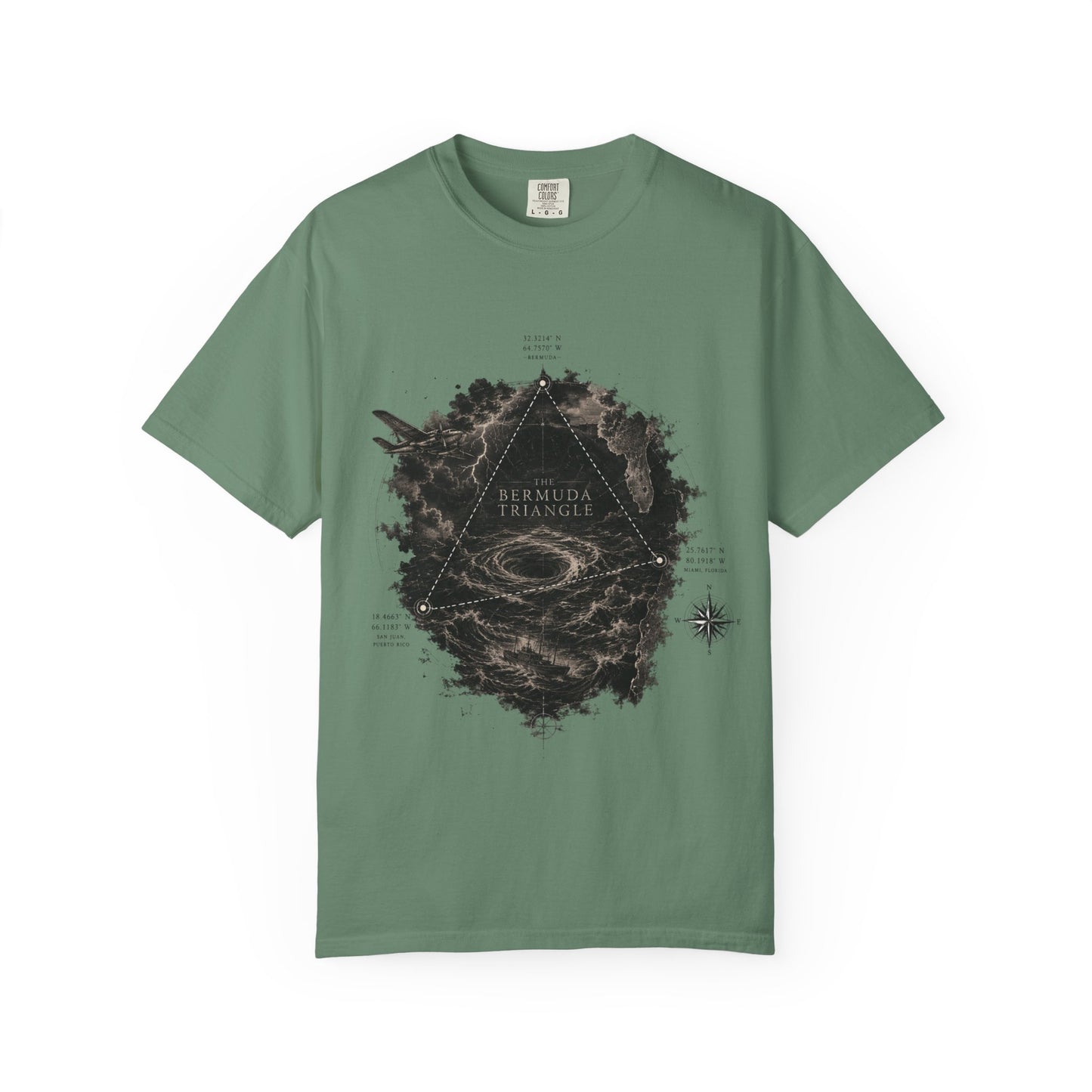 The Bermuda Triangle-Unisex Garment-Dyed T-shirt